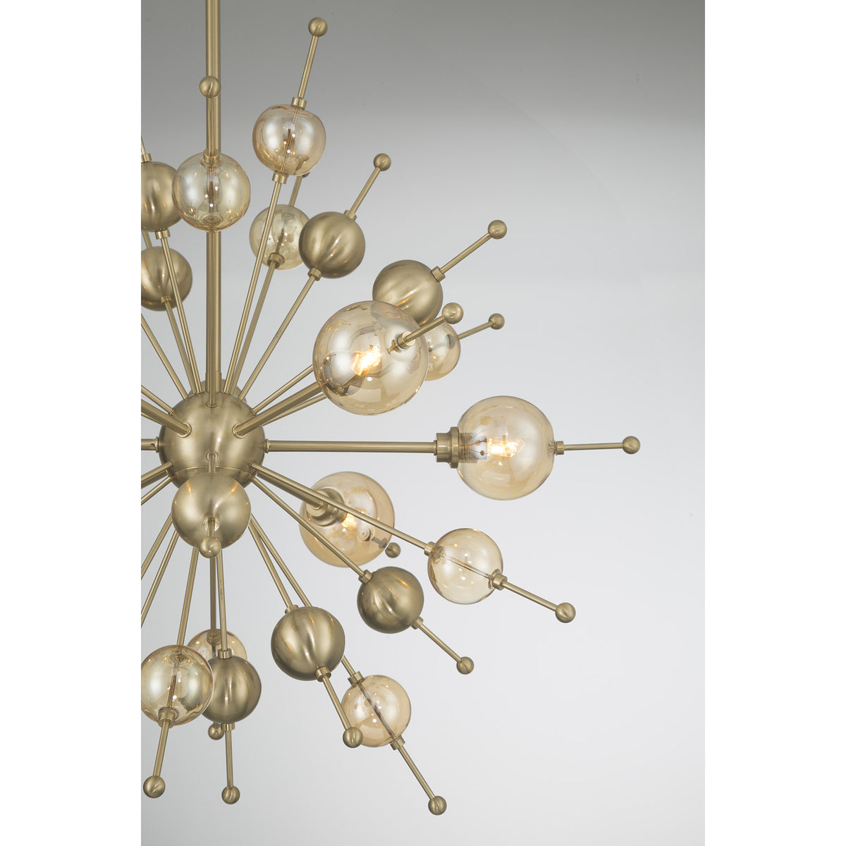 Savoy House 1-2514-6-127 Crescent Chandelier in Noble Brass