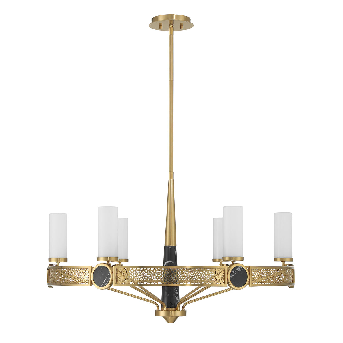 Savoy House 1-2914-6-322 Farrell Chandelier in Warm Brass