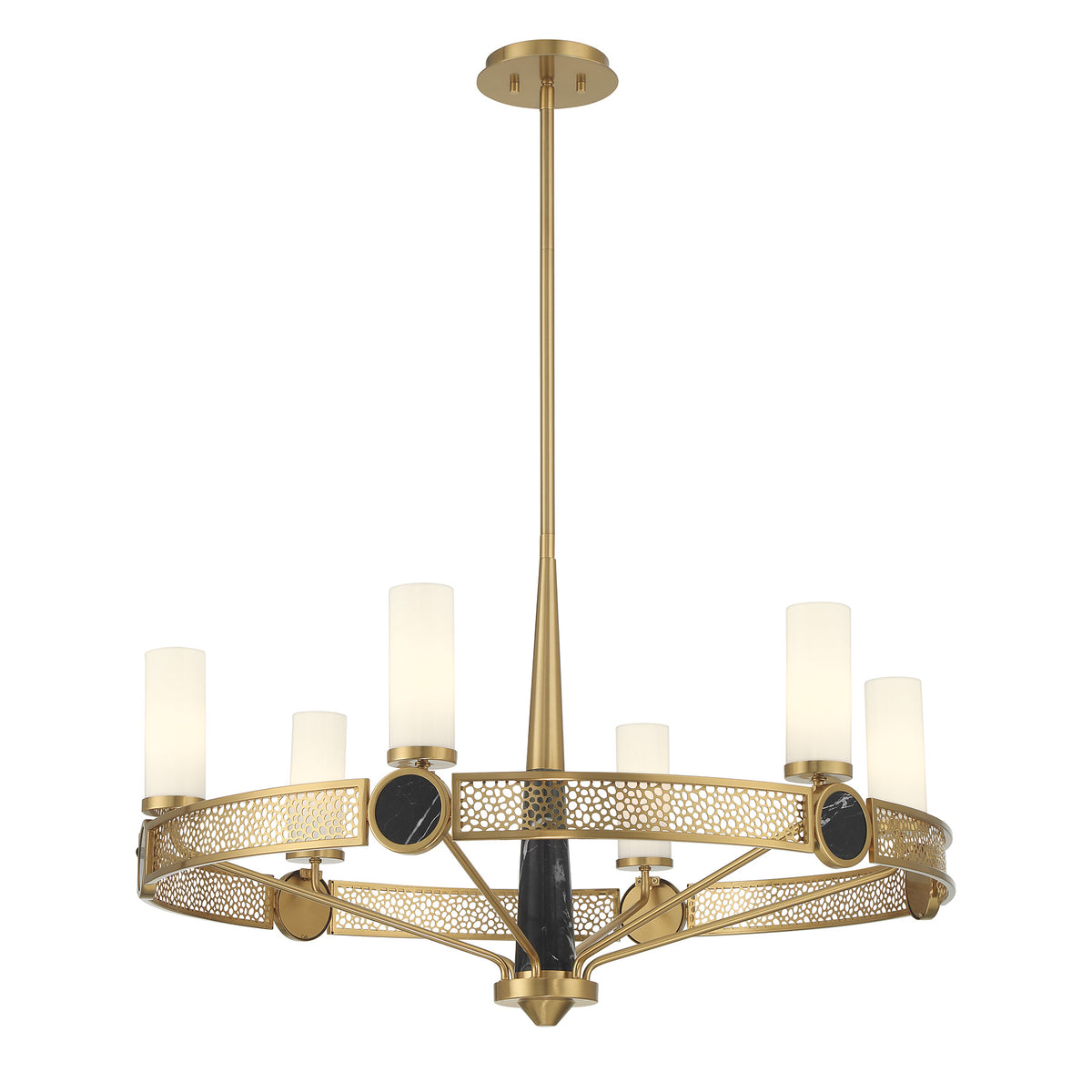 Savoy House 1-2914-6-322 Farrell Chandelier in Warm Brass