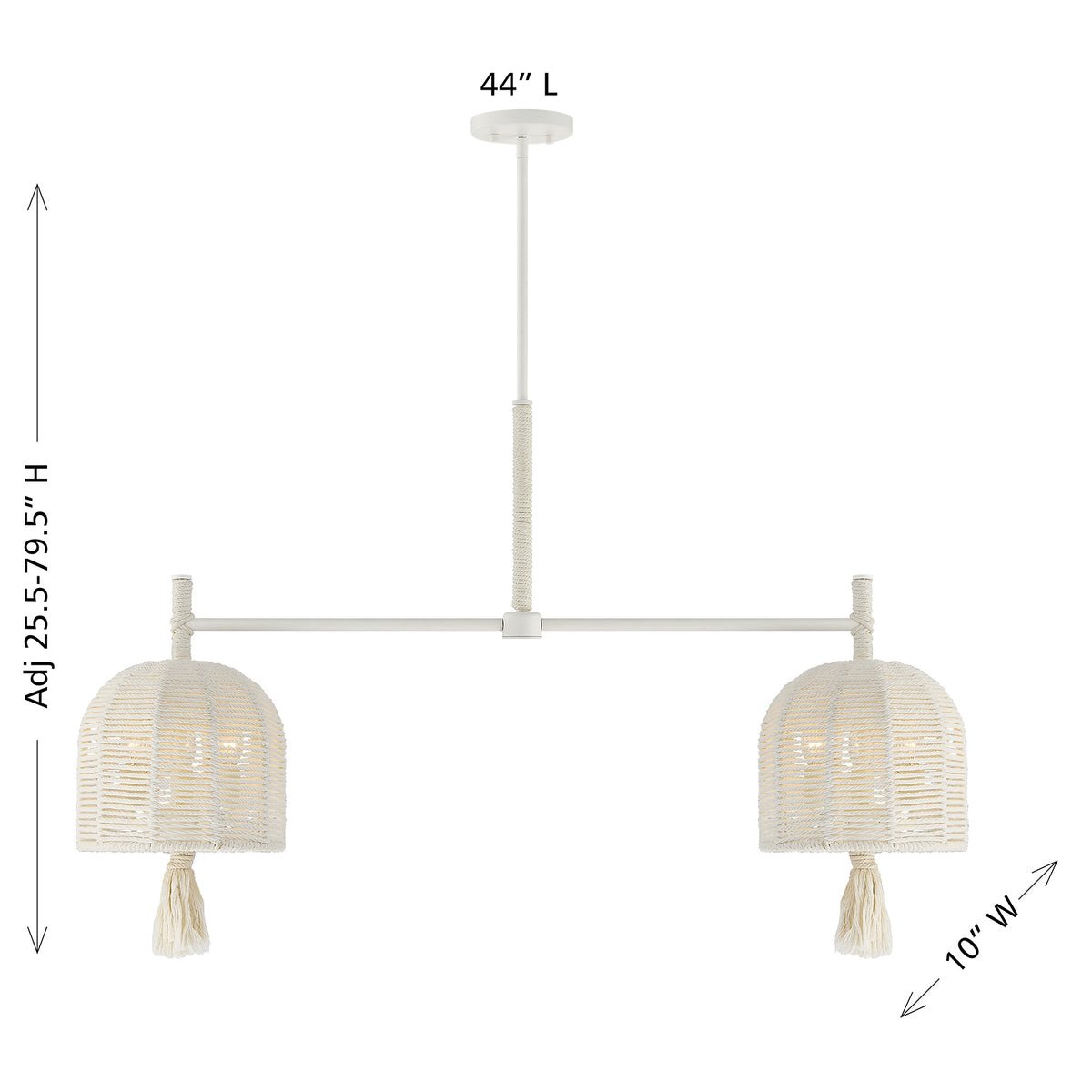 Maison Savoy 1-3403-6-341 Lunara Suspendu en coton