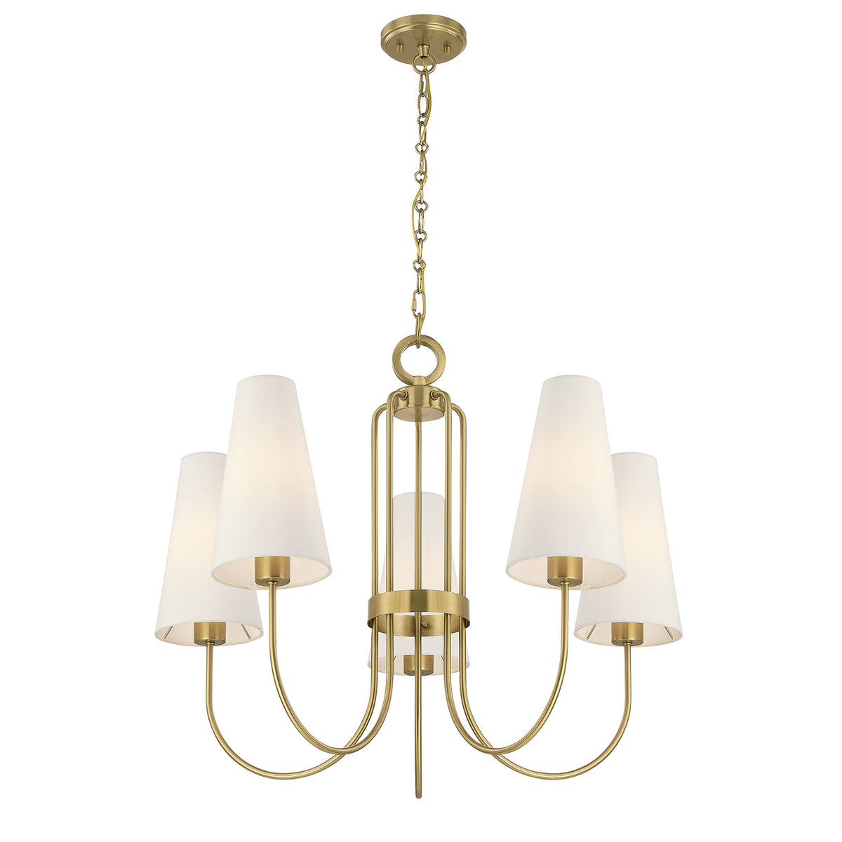 Savoy House 1-4703-5-322 Wilkes Chandelier in Warm Brass