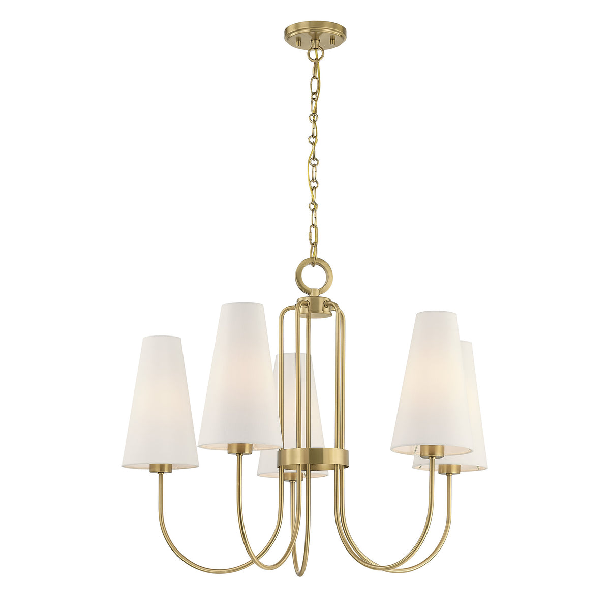 Savoy House 1-4703-5-322 Wilkes Chandelier in Warm Brass