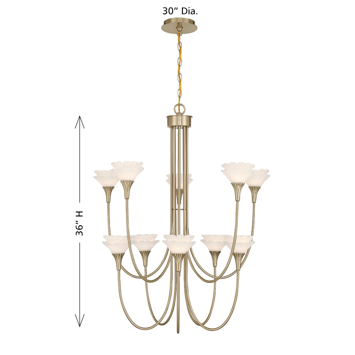 Savoy House 1-5083-10-127 Florena Suspendu en laiton noble