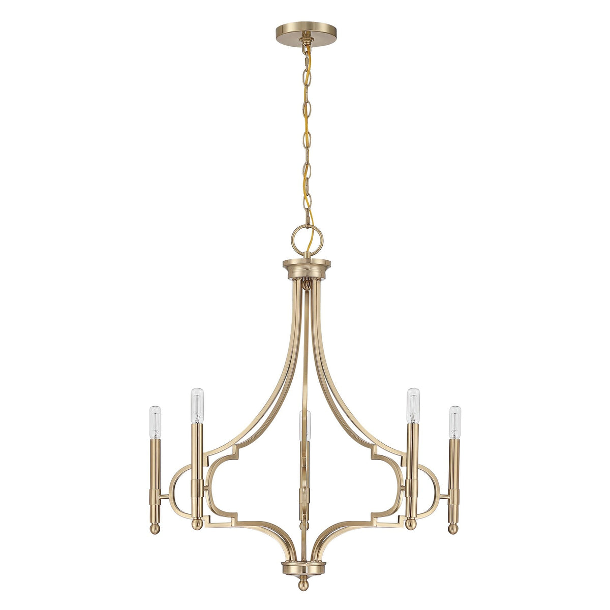 Savoy House 1-5999-5-127 Woodlawn Chandelier in Noble Brass