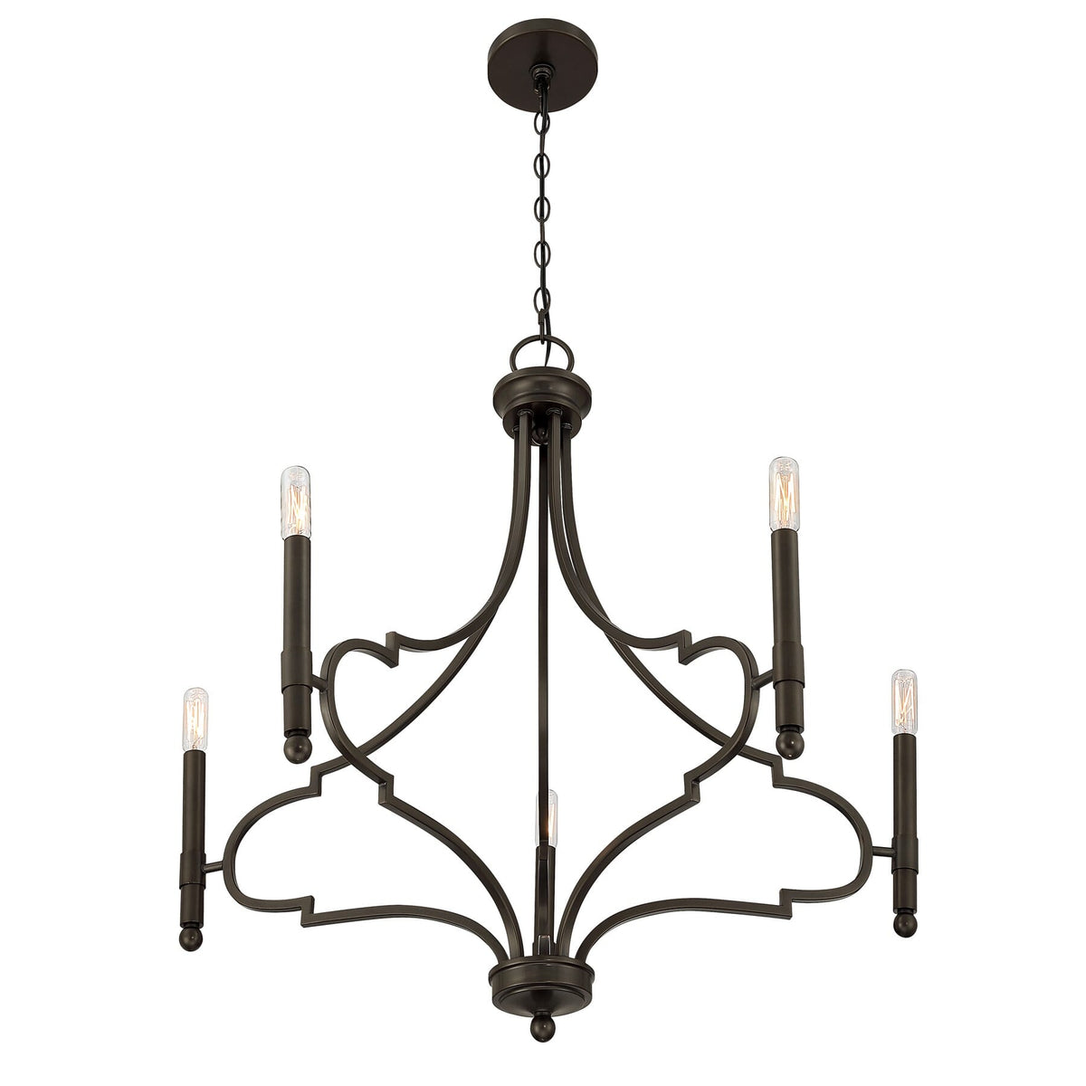 Savoy House 1-5999-5-15 Woodlawn Chandelier in Mediterranean Bronze