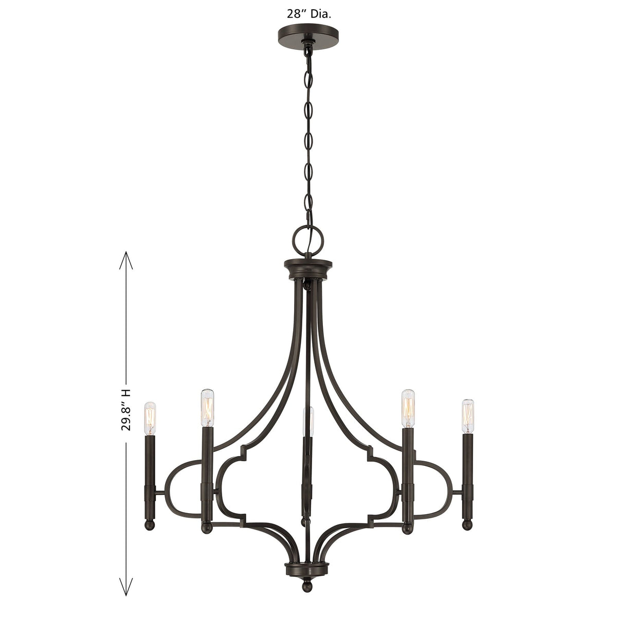Savoy House 1-5999-5-15 Woodlawn Chandelier in Mediterranean Bronze