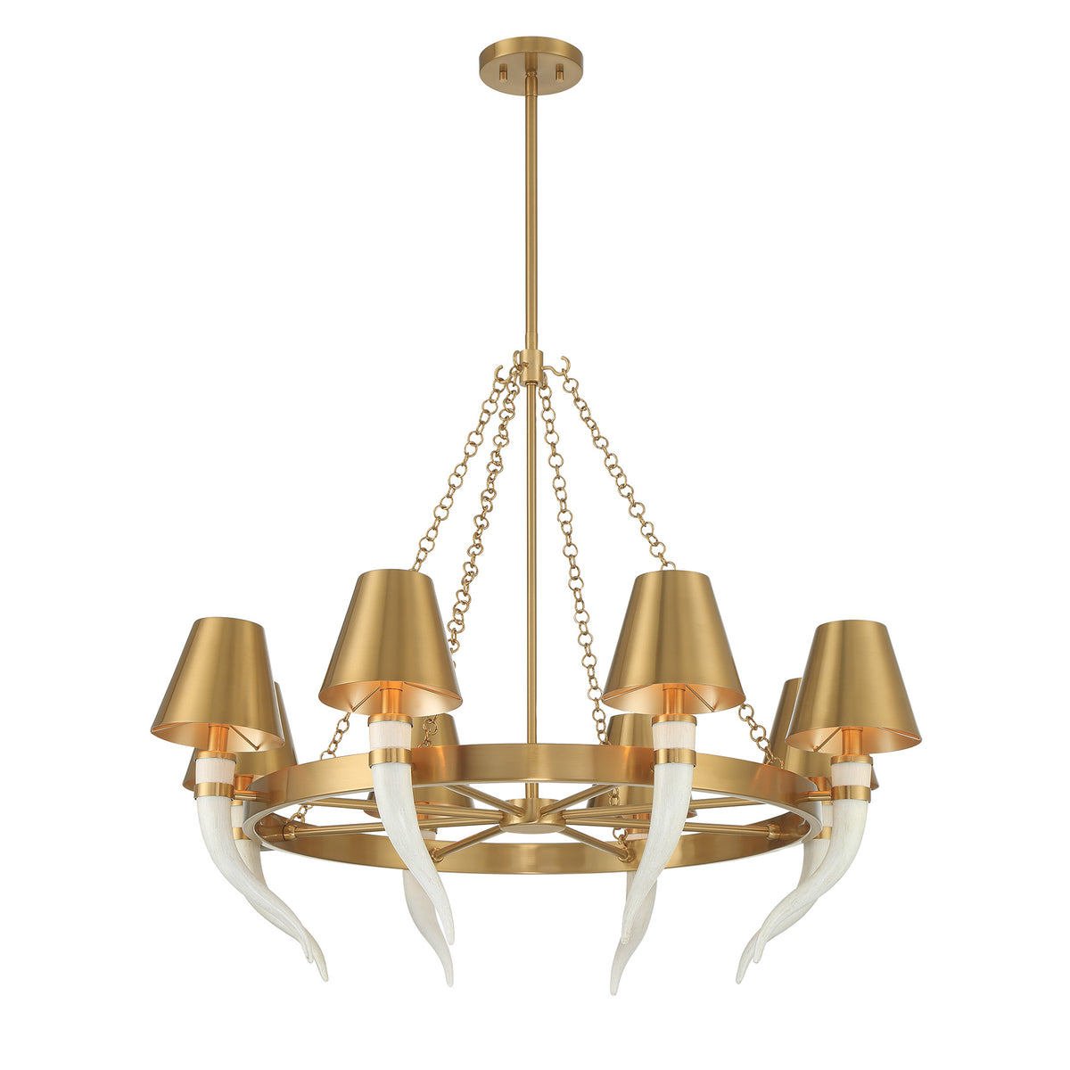 Savoy House 1-6306-8-322 Hearne Chandelier in Warm Brass
