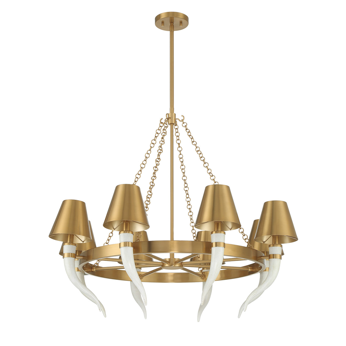 Savoy House 1-6306-8-322 Hearne Chandelier in Warm Brass
