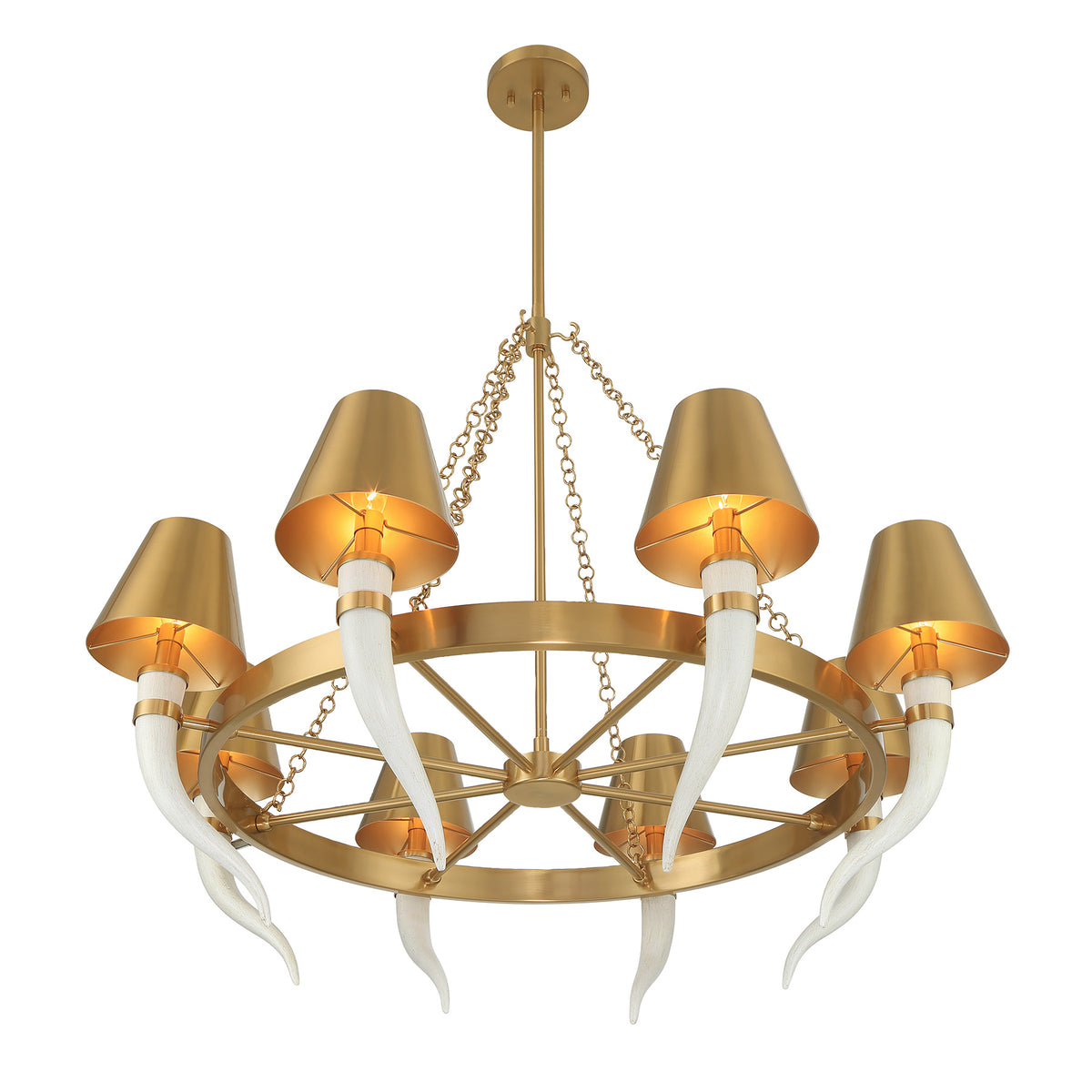 Savoy House 1-6306-8-322 Hearne Chandelier in Warm Brass