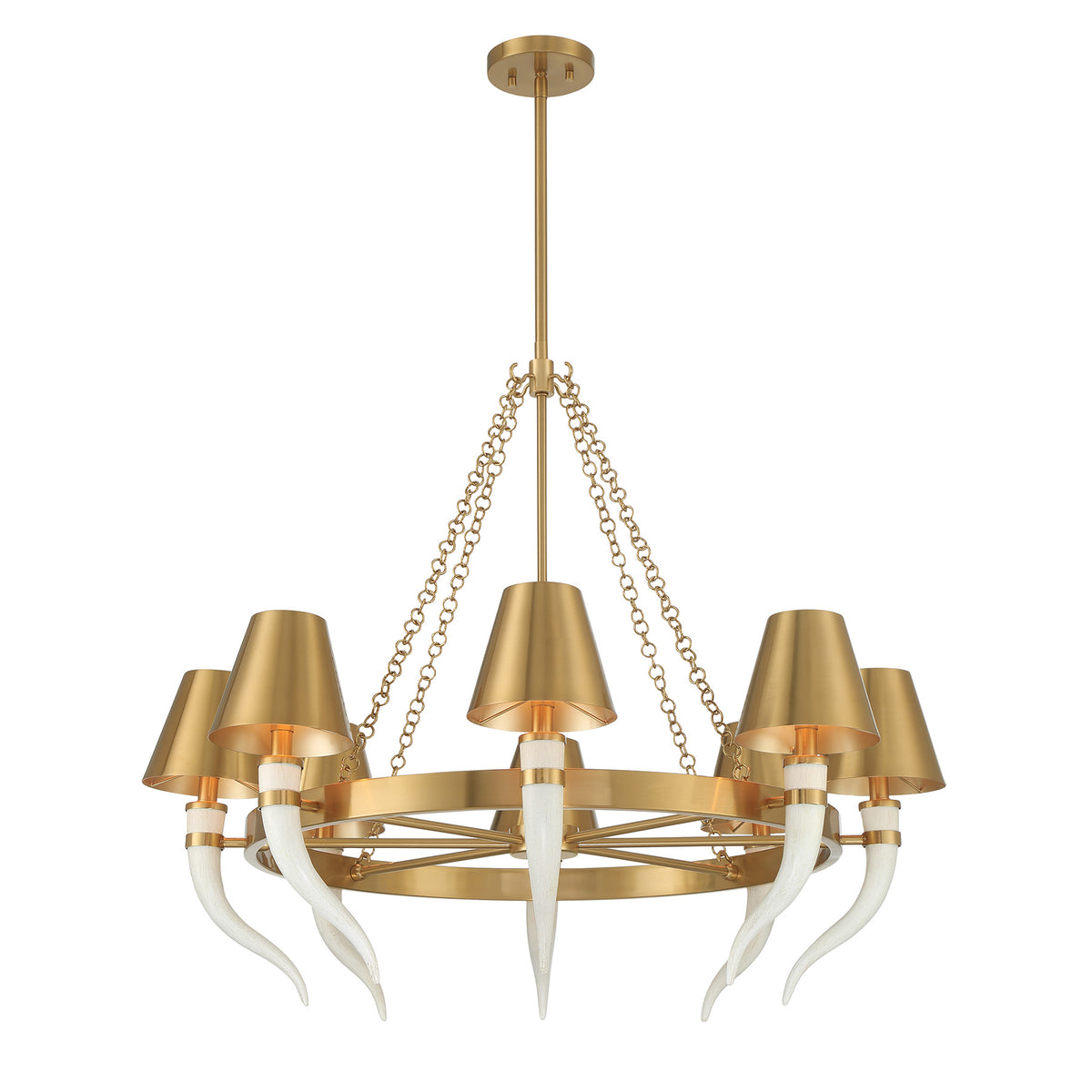 Savoy House 1-6306-8-322 Hearne Chandelier in Warm Brass