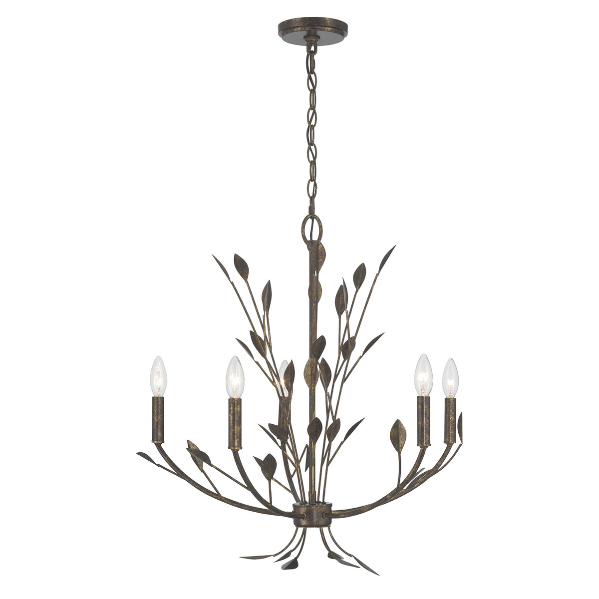 Savoy House 1-6706-5-334 Laska Chandelier in Enchanted Bronze