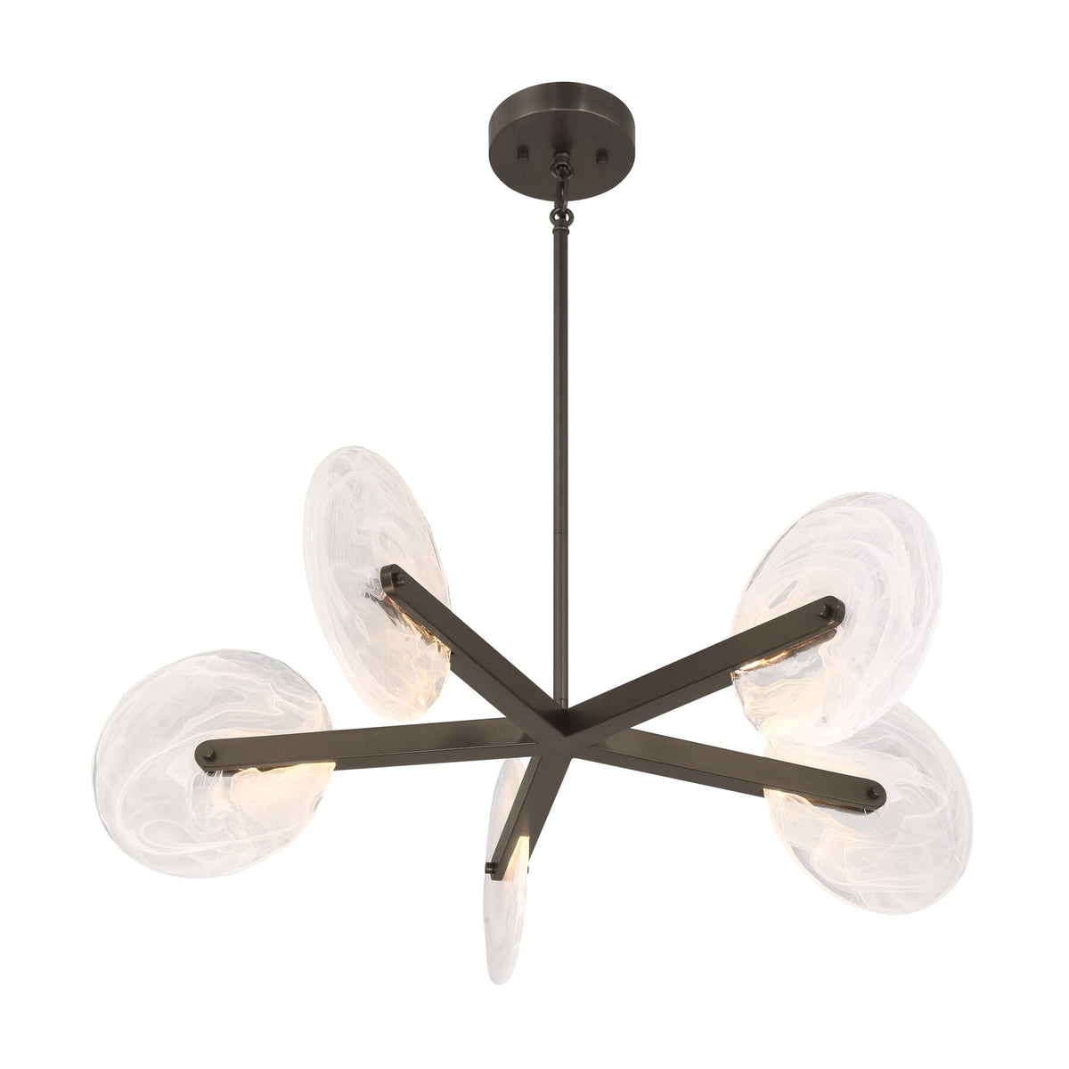 Savoy House 1-9305-5-15 Ainslie LED Chandelier in Mediterranean Bronze