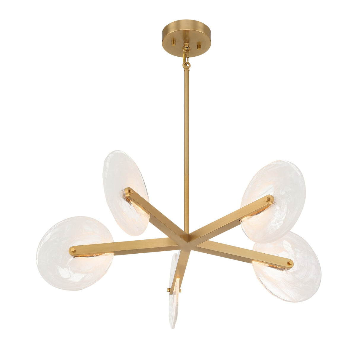 Savoy House 1-9305-5-322 Ainslie LED Chandelier in Warm Brass