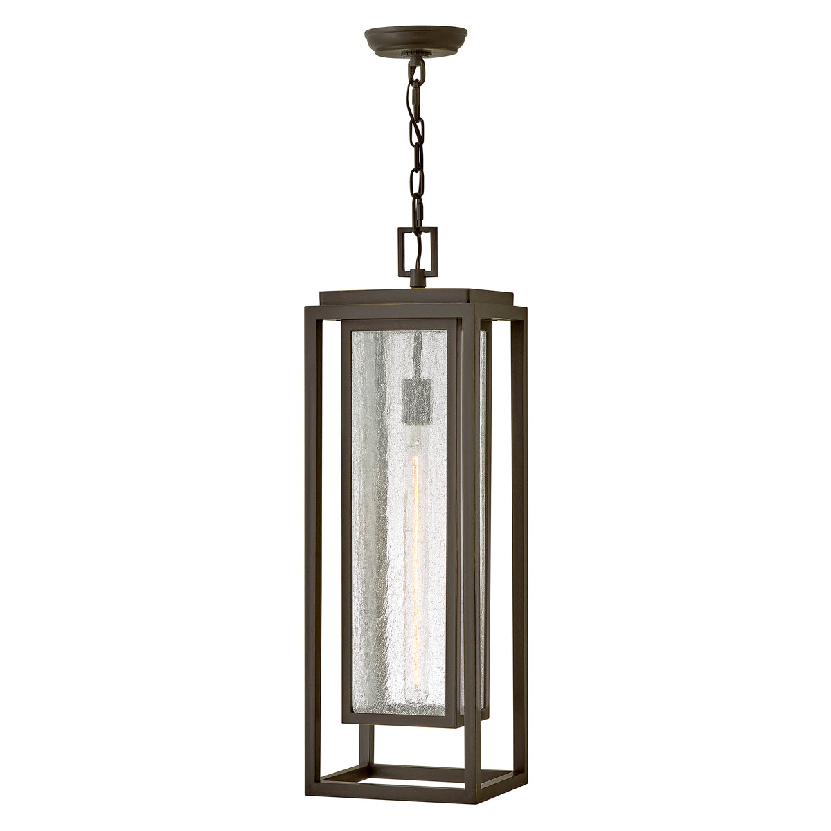 Hinkley Lighting 1006OZ Republic Hanging Lantern in Oil Rubbed Bronze