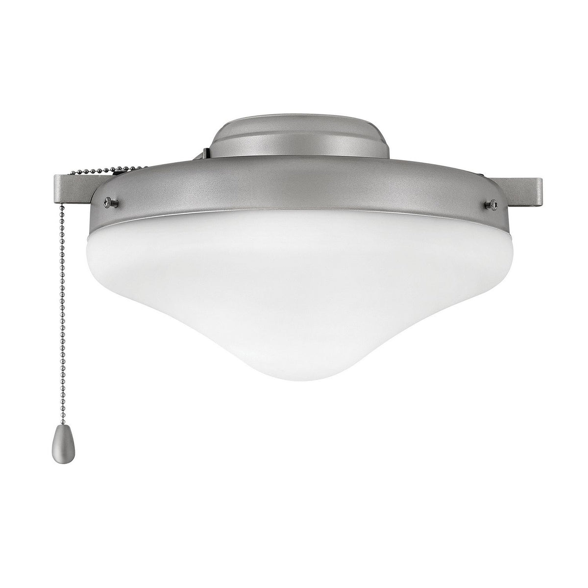 Hinkley Canada - 930007FBN - DEL Ventilateur Kit d'éclairage - Kit d'éclairage en verre précieux - Nickel brossé