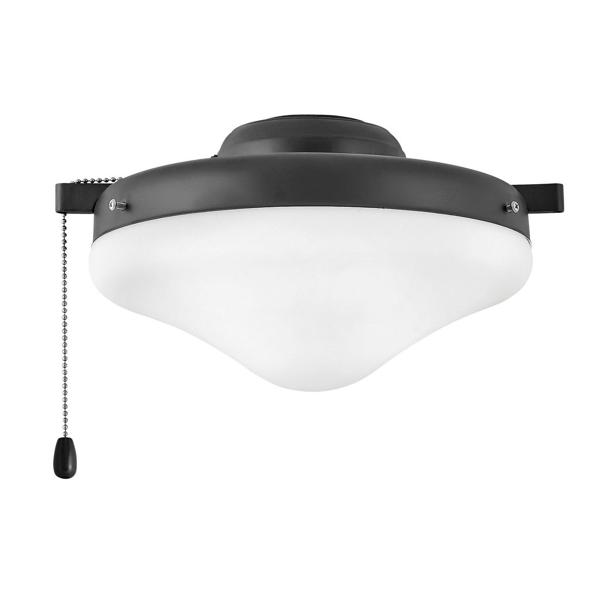 Hinkley Canada - 930007FMB - LED Ventilateur Kit d'éclairage - Kit d'éclairage en verre précieux - Noir mat