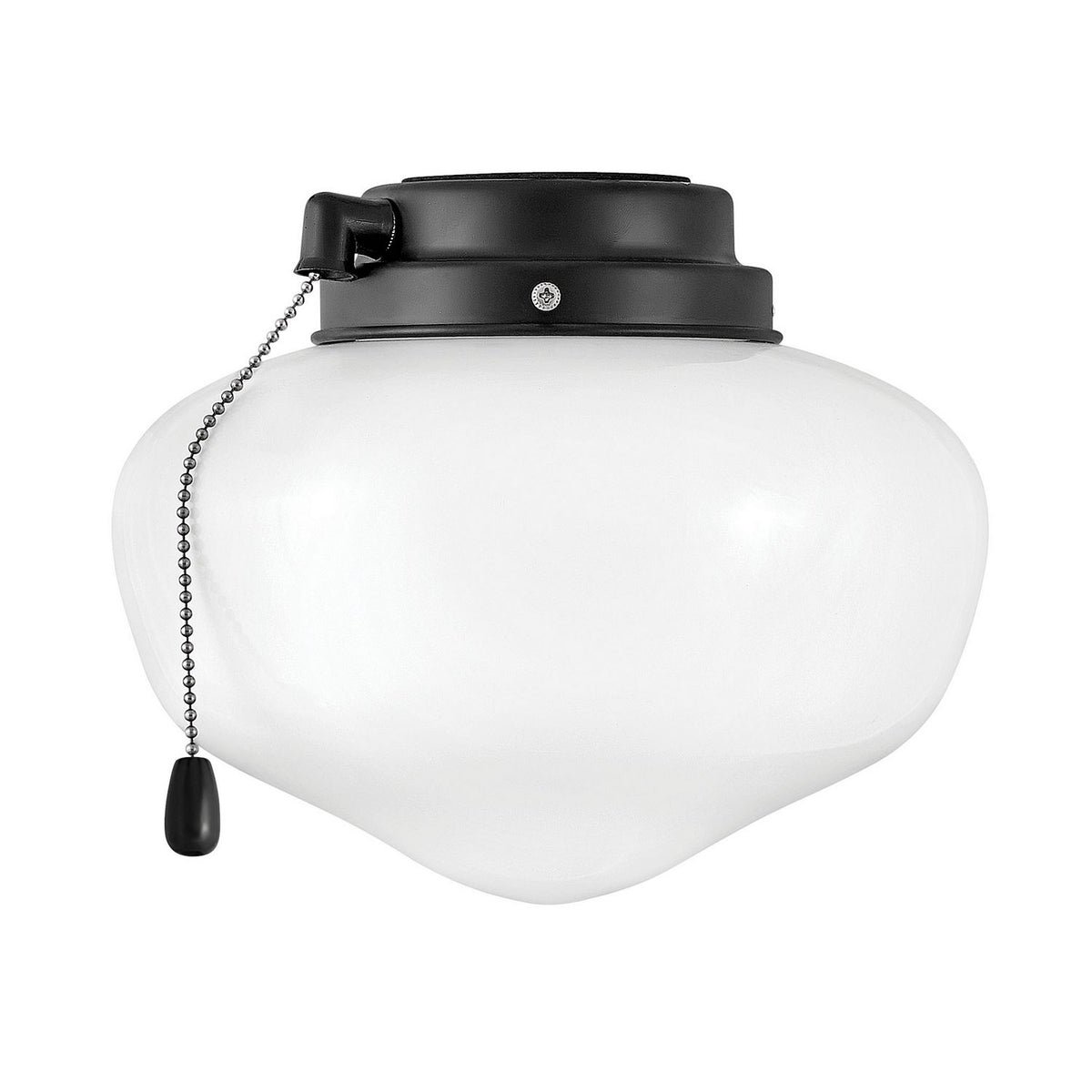 Hinkley Canada - 930008FMB - LED Ventilateur Kit d'éclairage - Kit d'éclairage Schoolhouse - Noir mat