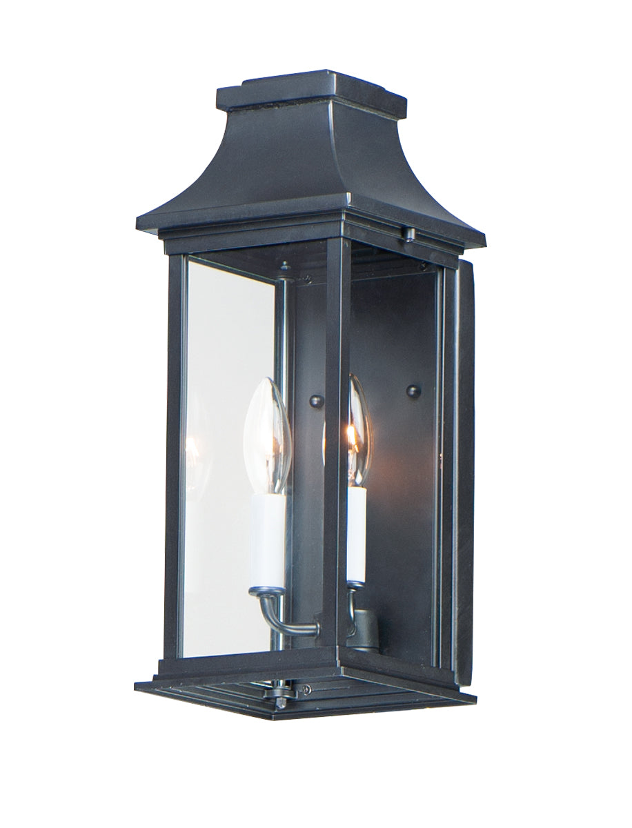 Maxim Lighting 30025CLBK Vicksburg Outdoor Wall Lantern in Black