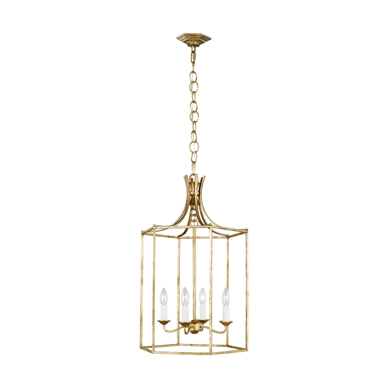 Visual Comfort Studio Canada - AC1014ADB - Four Light Pendant - Bantry House - Antique Gild