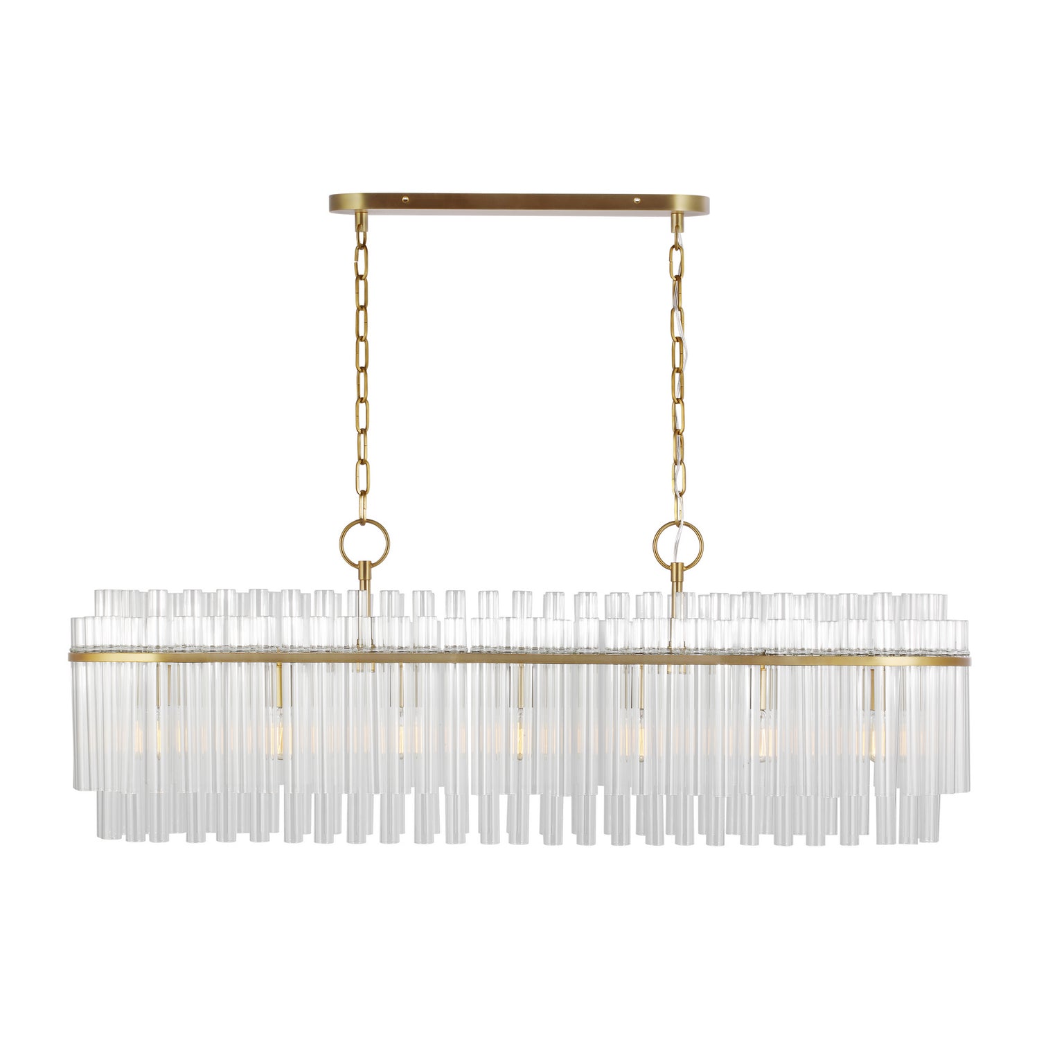 Visual Comfort Studio Canada - CC1307BBS - Seven Light Linear Chandelier - Beckett - Burnished Brass