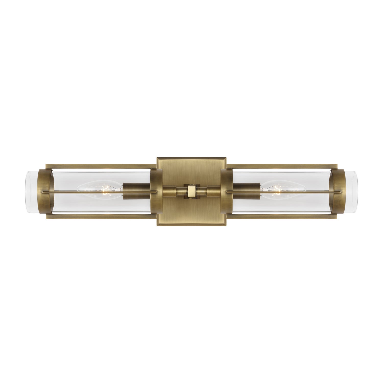 Visual Comfort Studio Canada - LV1002TWB - Two Light Wall Sconce - Flynn - Time Worn Brass