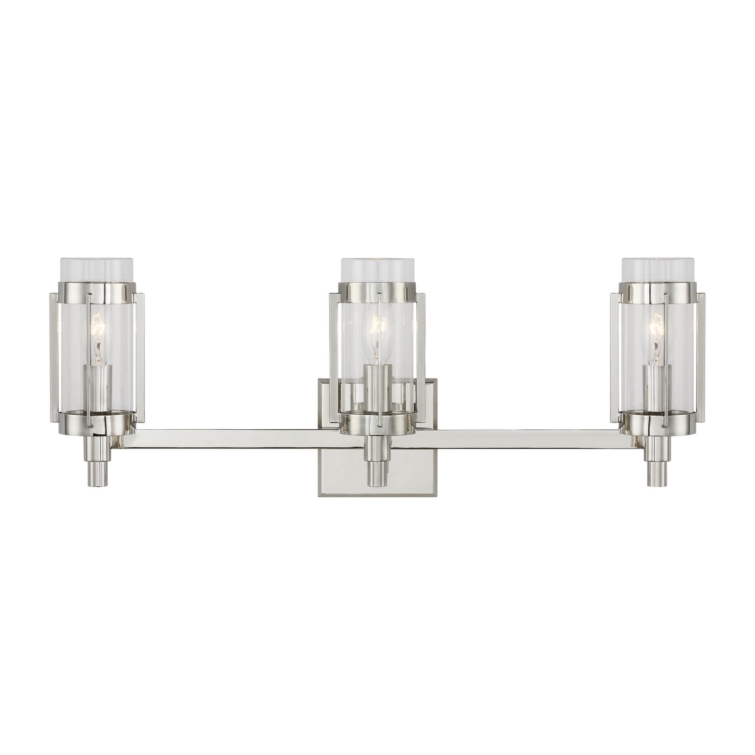 Visual Comfort Studio Canada - LV1023PN - Three Light Vanity - Flynn - Polished Nickel