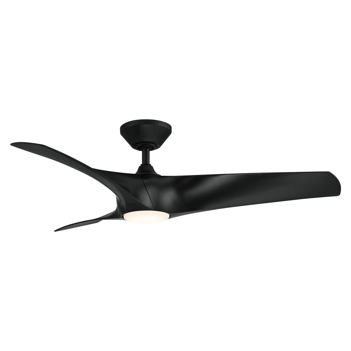 Modern Forms Fans Canada - FR-W2006-52L-MB - 52"Ceiling Fan - Zephyr - Matte Black