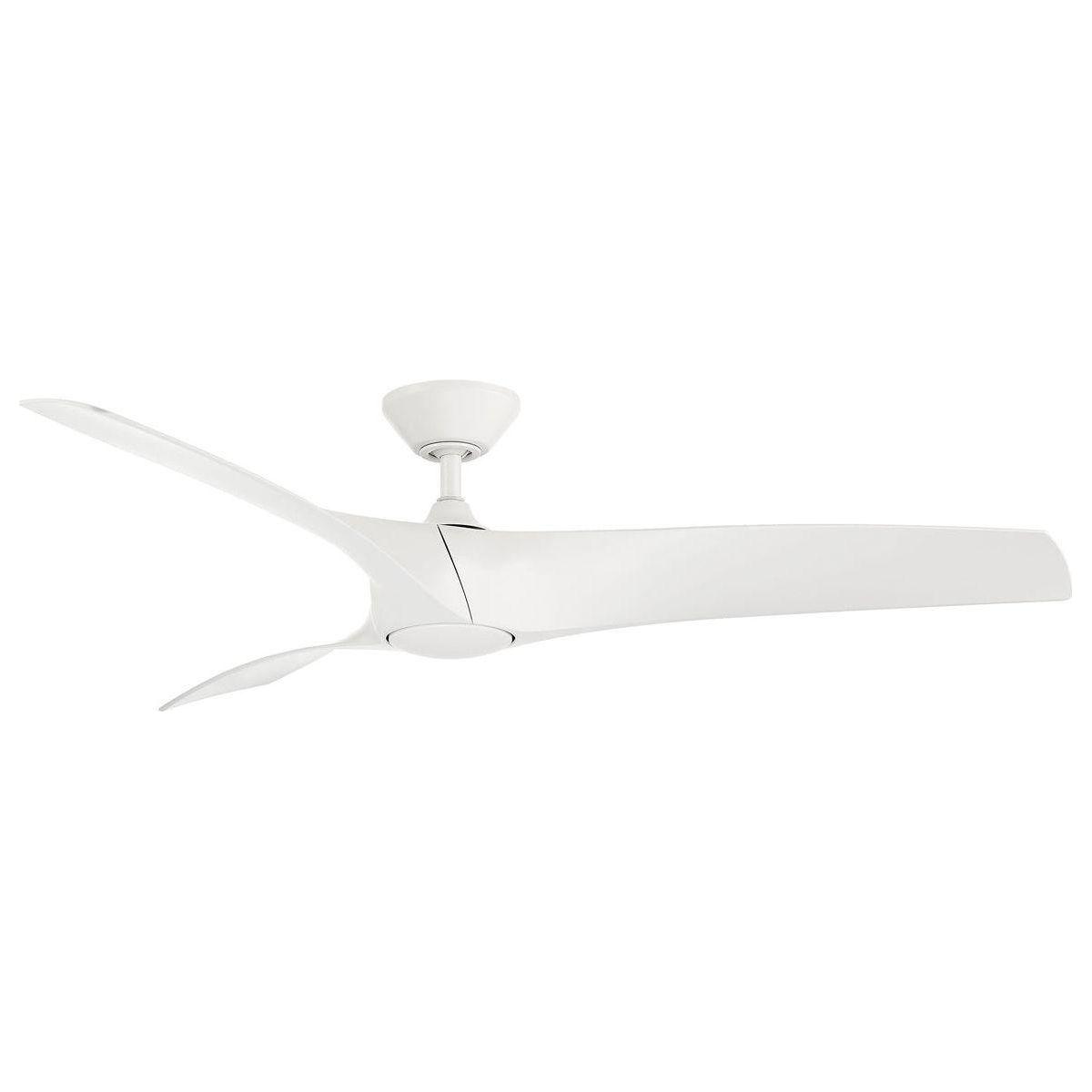 Modern Forms Fans Canada - FR-W2006-52L-MW - 52"Ceiling Fan - Zephyr - Matte White