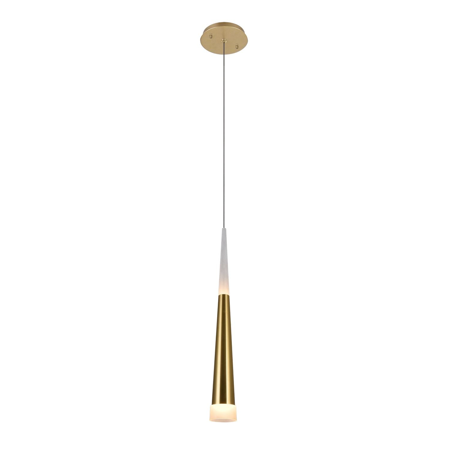 CWI Lighting Canada - 1103P5-1-602 - Mini LED Suspension - Andes - Or satiné