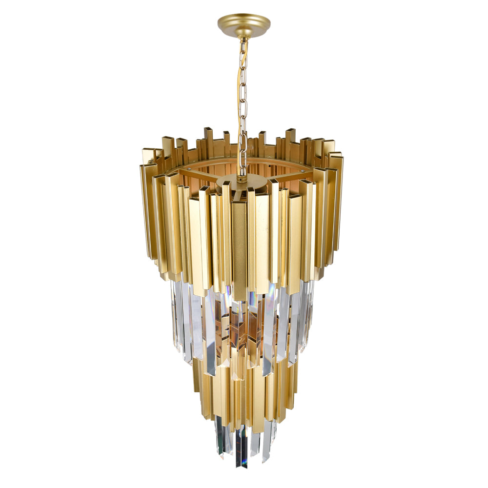 CWI Lighting Canada - 1112P12-4-169 - Four Light Mini Chandelier - Deco - Medallion Gold