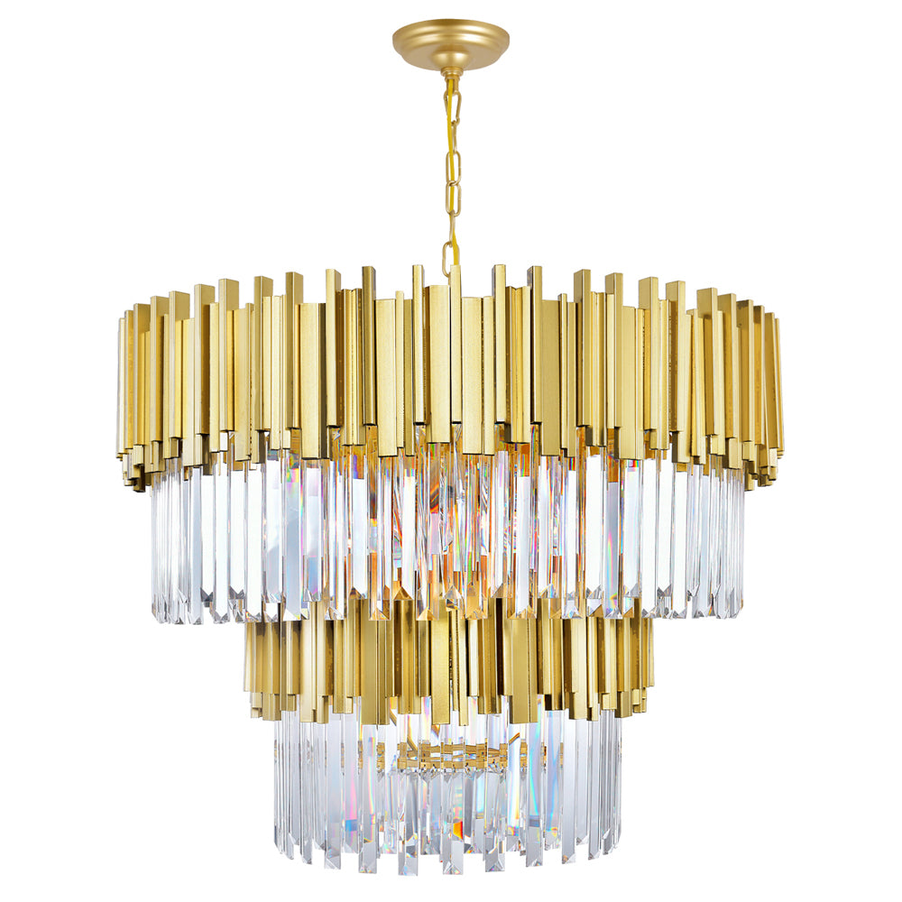CWI Lighting Canada - 1112P32-12-169 - 12 Light Chandelier - Deco - Medallion Gold