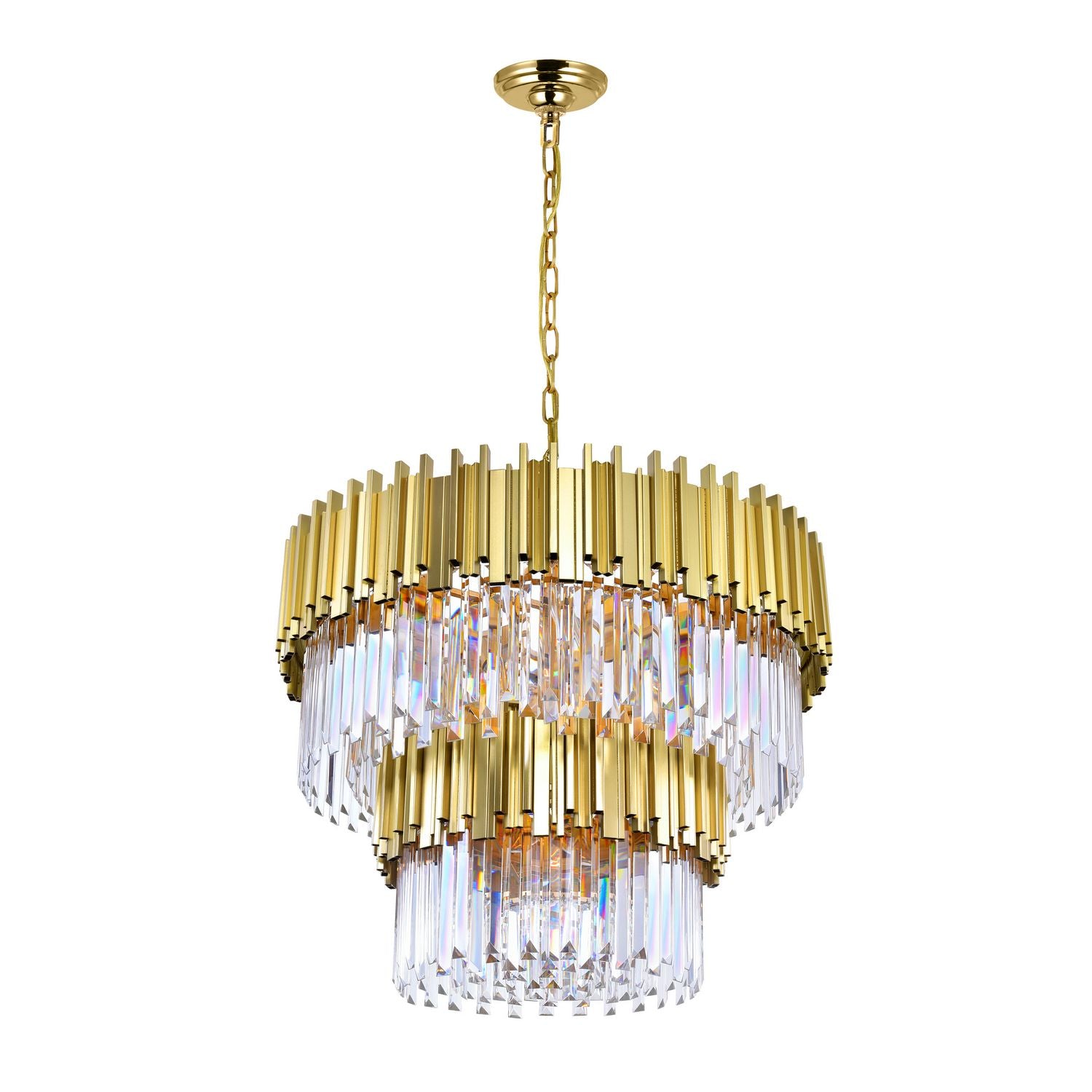 CWI Lighting Canada - 1112P32-12-169 - 12 Light Chandelier - Deco - Medallion Gold