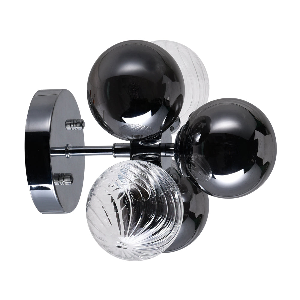 Éclairage CWI Canada - 1205W9-3-601 - DEL Murale - Pallocino - Chrome