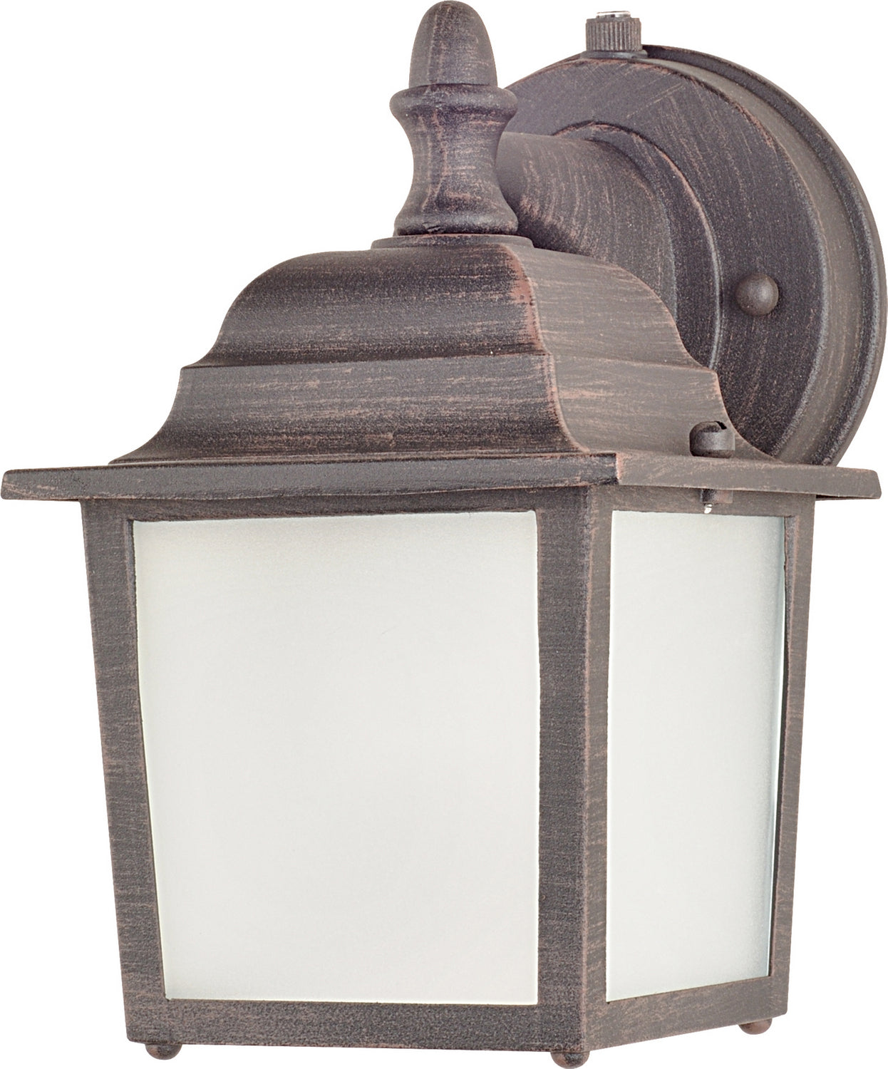 Maxim Lighting 66924RP Builder Cast LED E26 Outdoor Wall Sconce in Rust Patina