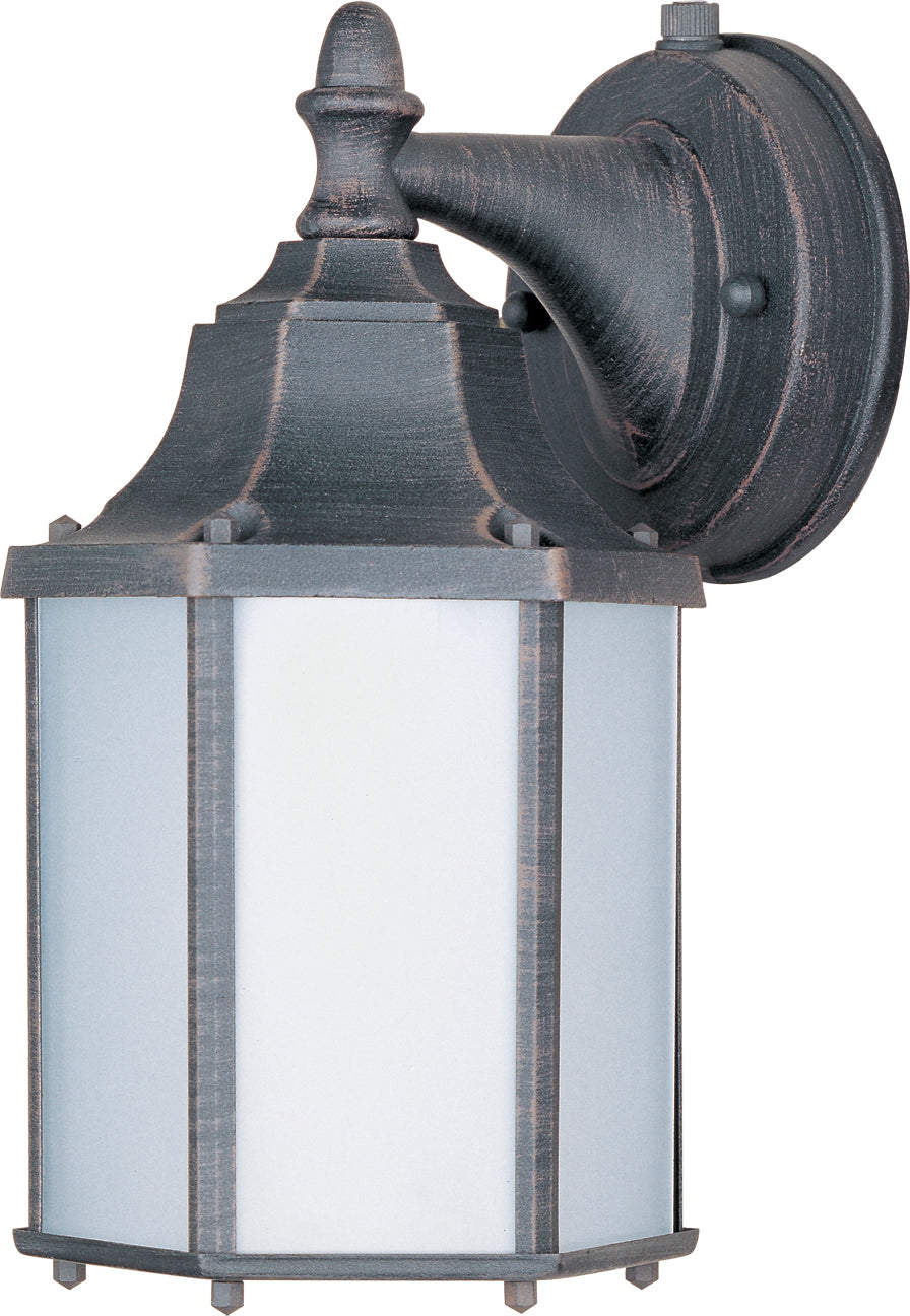 Maxim Lighting 66926RP Builder Cast LED E26 Outdoor Wall Sconce in Rust Patina