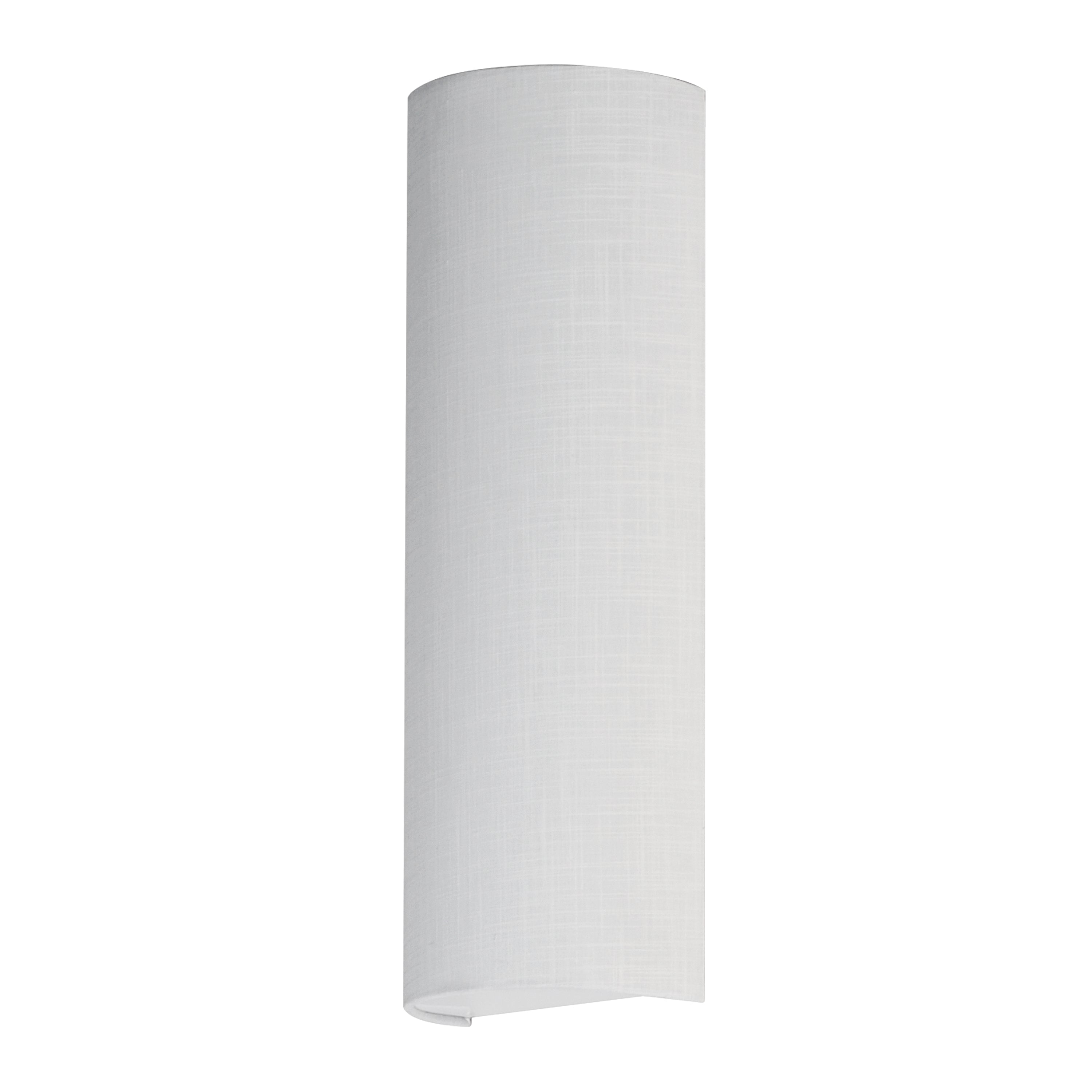 Maxim Lighting 10228WL Prime 18" Tall LED Sconce in White Linen