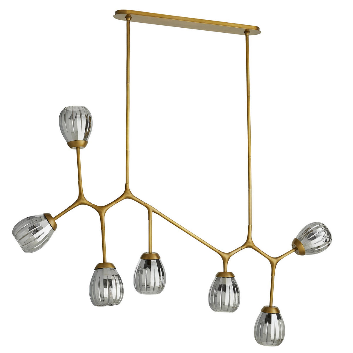 Artère 89313 Smyth Suspension linéaire en laiton antique