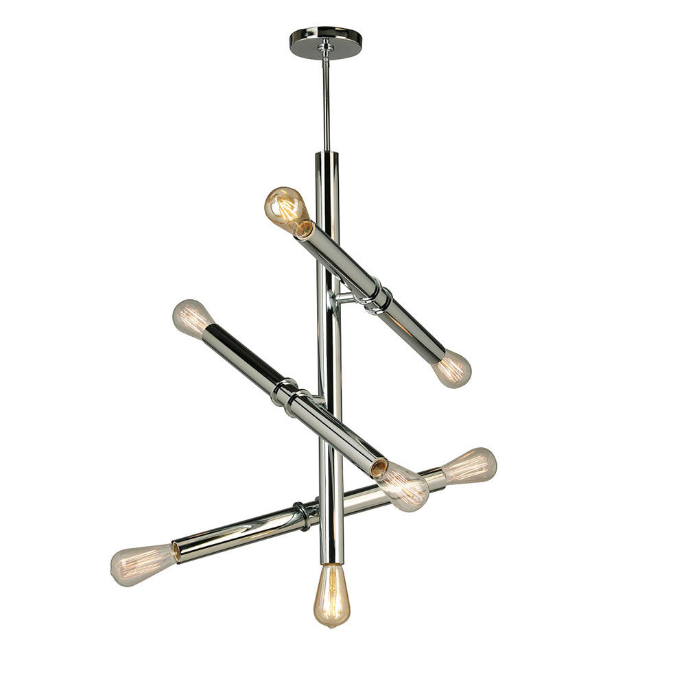Eglo Canada - 204473A - Seven Light Pendant - Drucker - Chrome