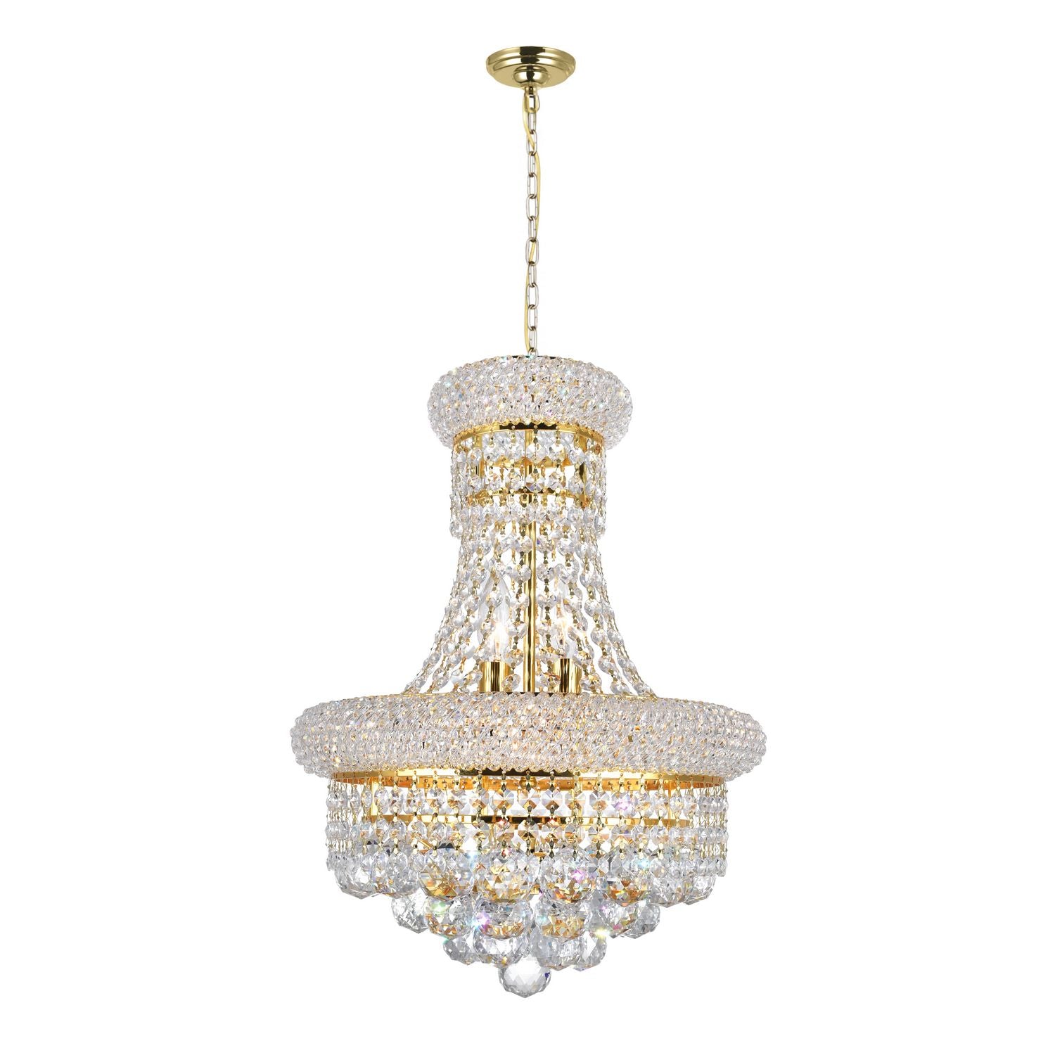 CWI Lighting Canada - 8001P14G - Six Light Chandelier - Empire - Gold