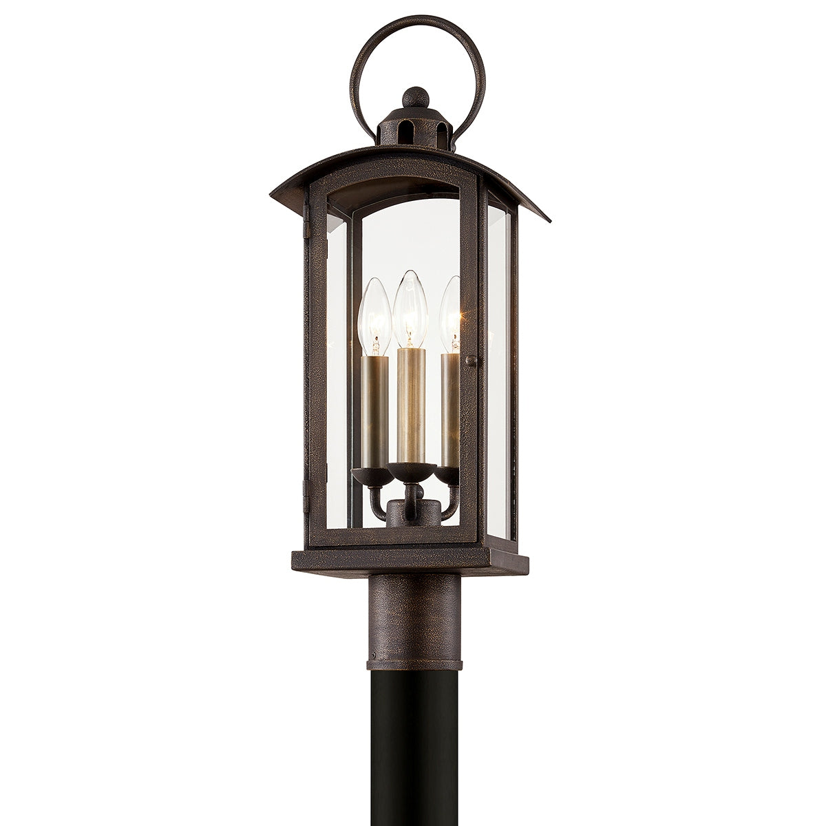 Troy Lighting Canada - P7445-VBZ - Lanterneau à trois lumières - Chaplin - Bronze viennois
