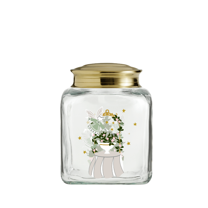Holmegaard 4800633 Christmas Biscuit Jar 2026 in Multi