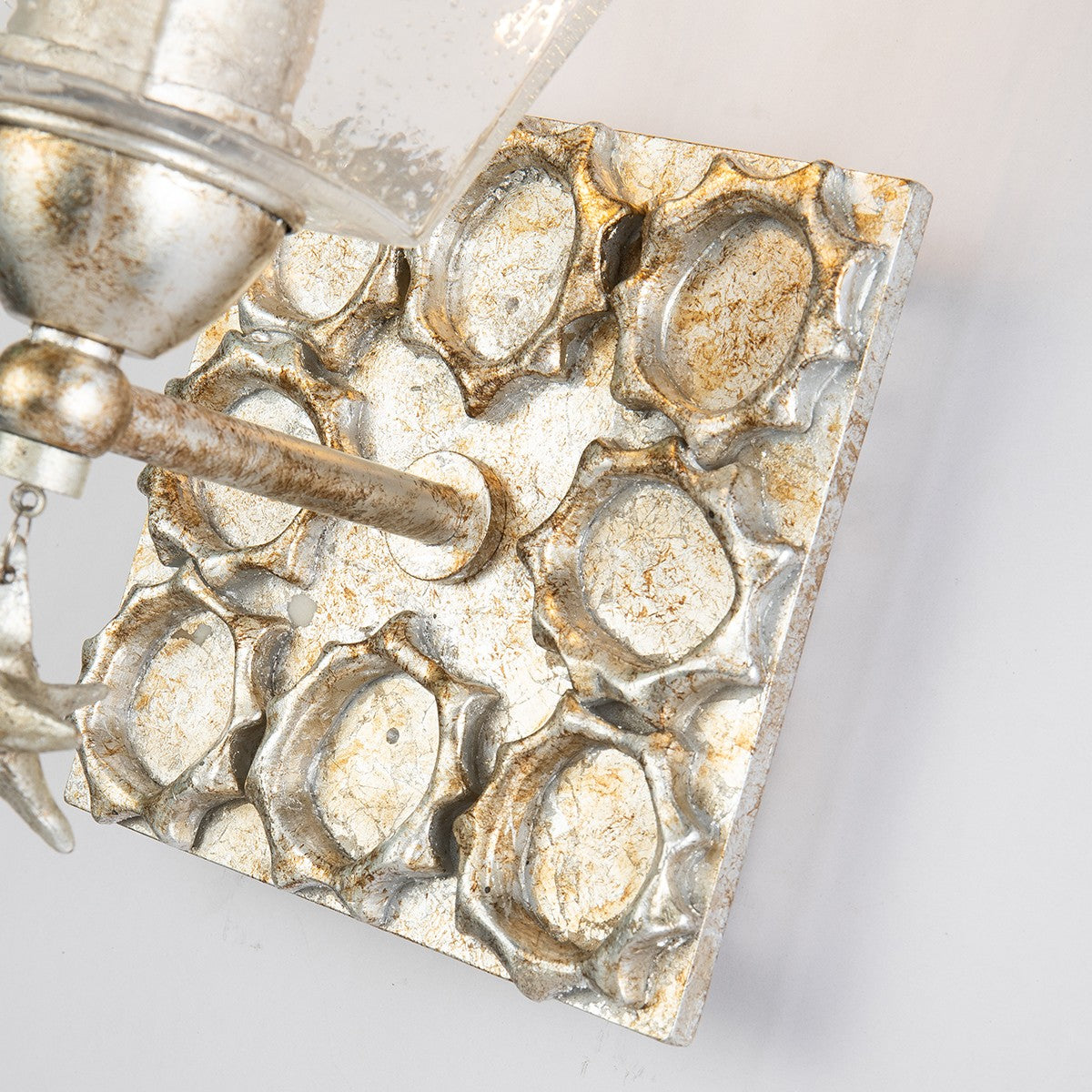 Lucas + McKearn - BB1002S-1 - One Light Wall Sconce - Star - Silver Leaf