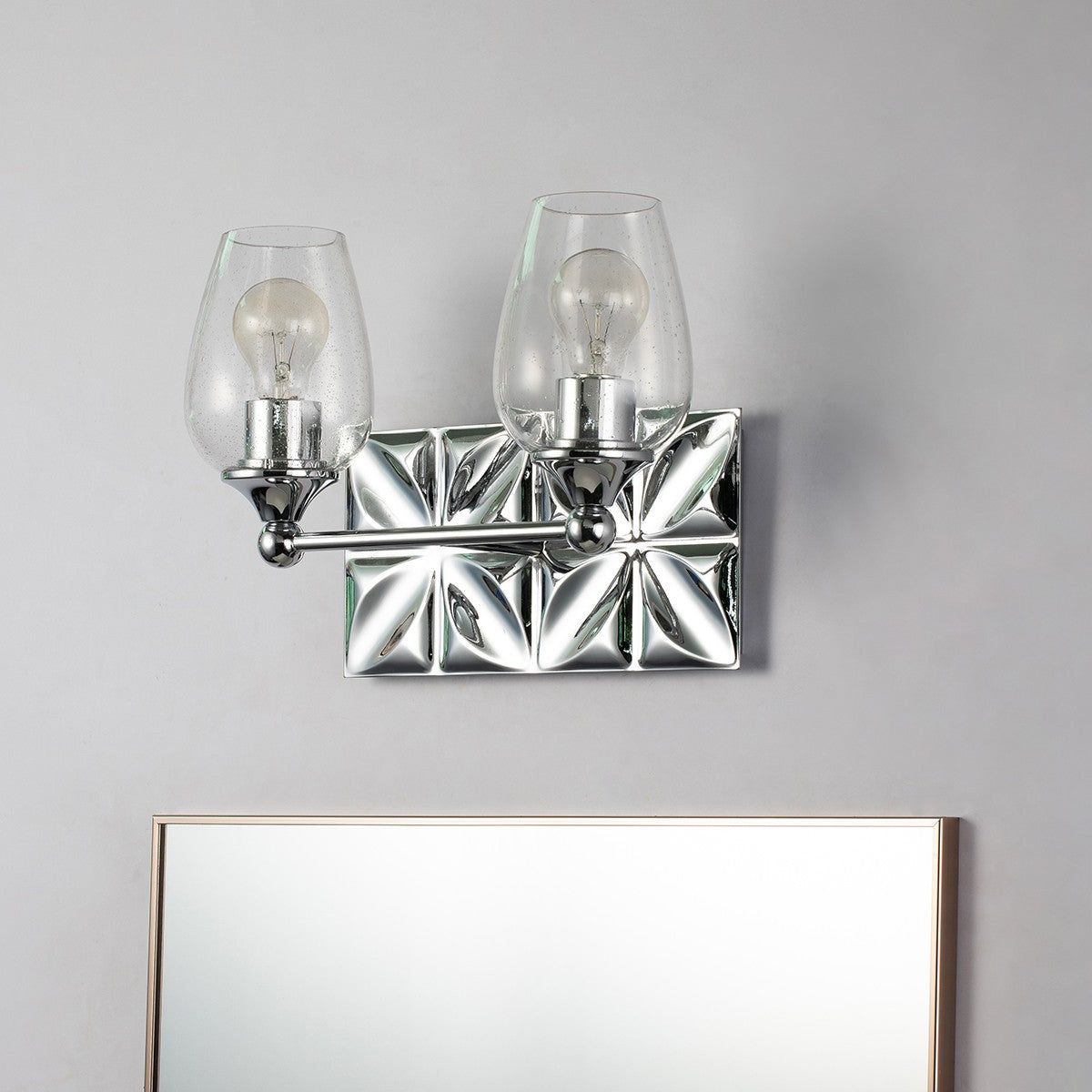 Lucas + McKearn - BB1300PC-2 - Applique murale deux lumières - Epsilon - Chrome poli