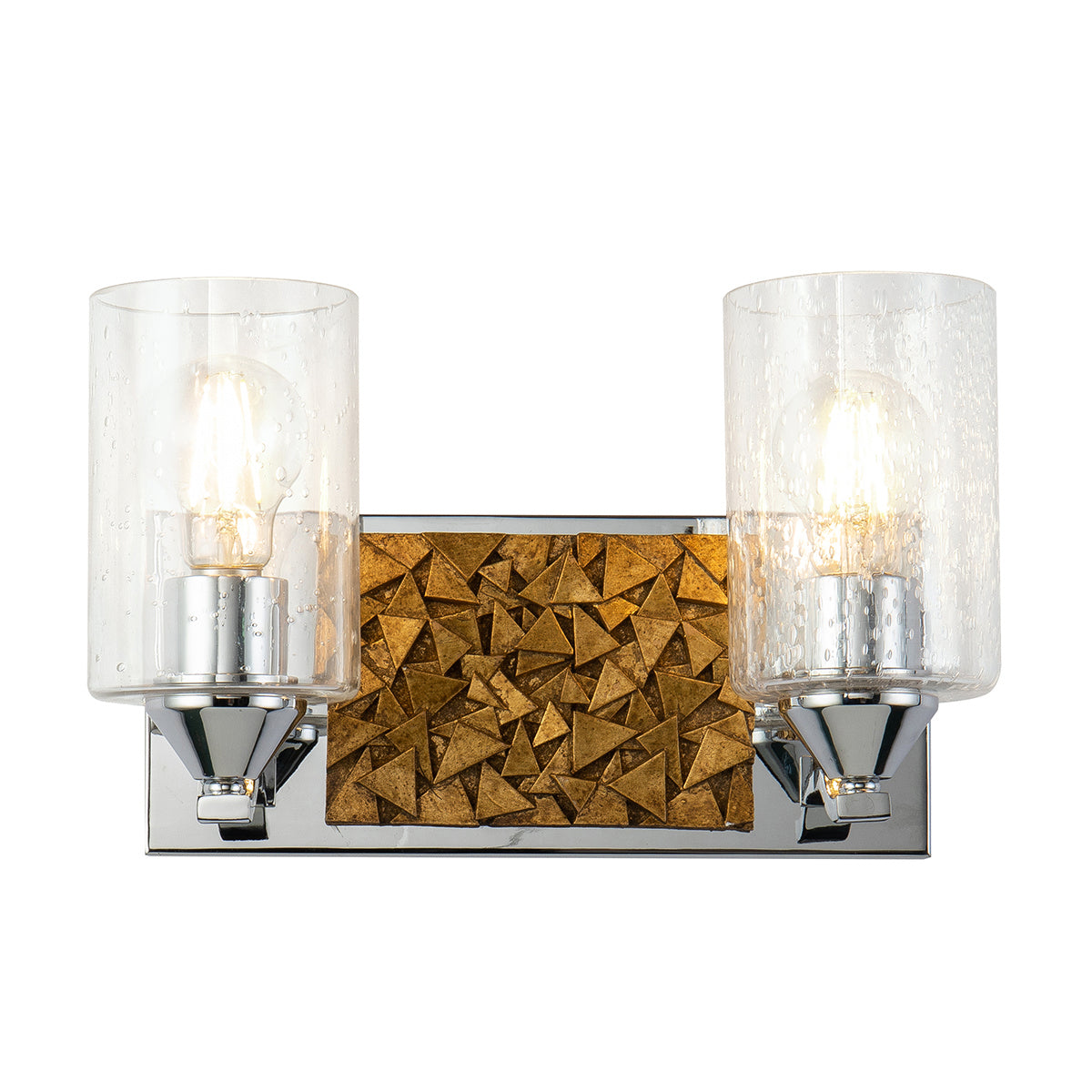 Lucas + McKearn - BB90586PC-2B1G - Two Light Vanity - Bocage - Polished Chrome
