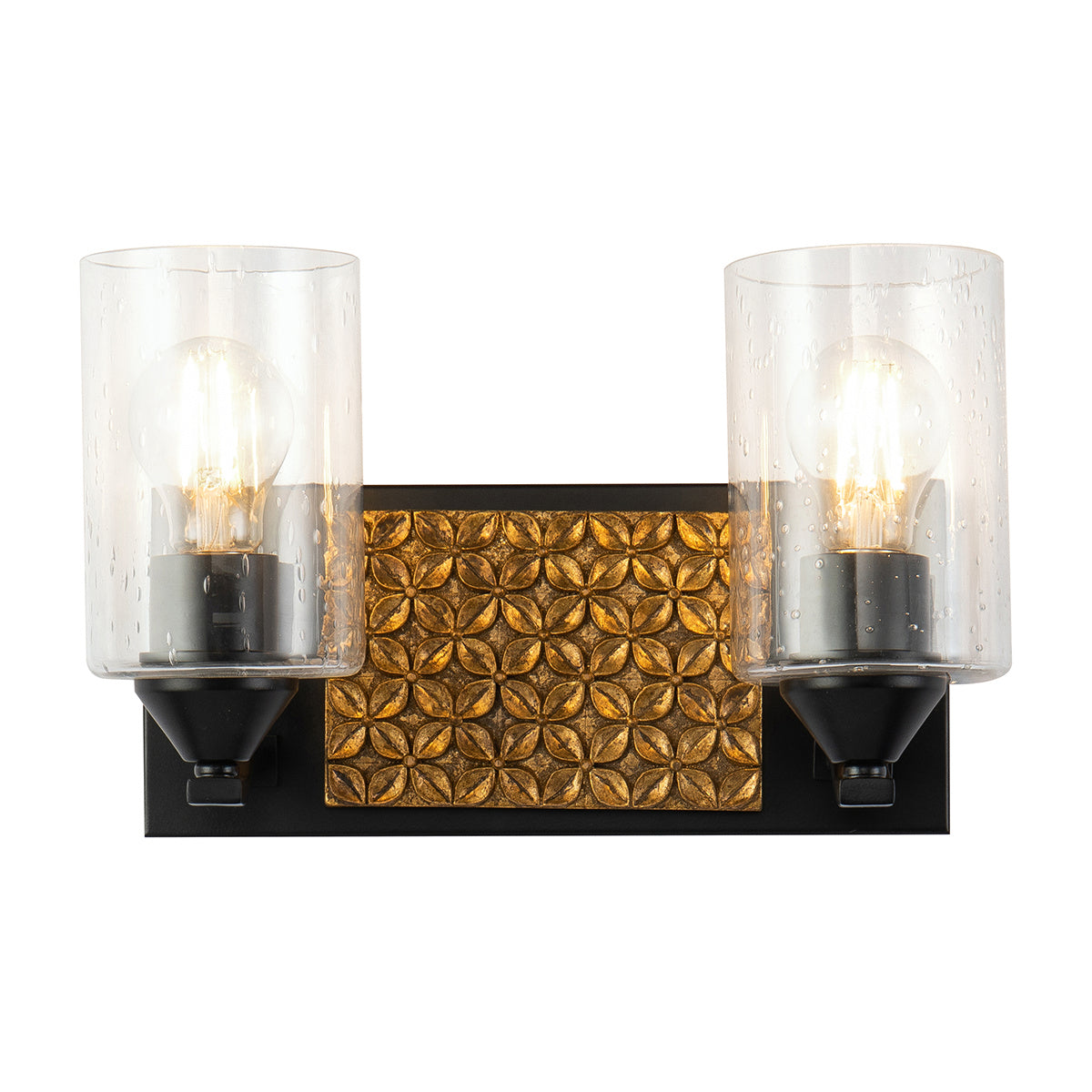 Lucas + McKearn - BB90587MB-2B2G - Two Light Vanity - Arcadia - Matte Black