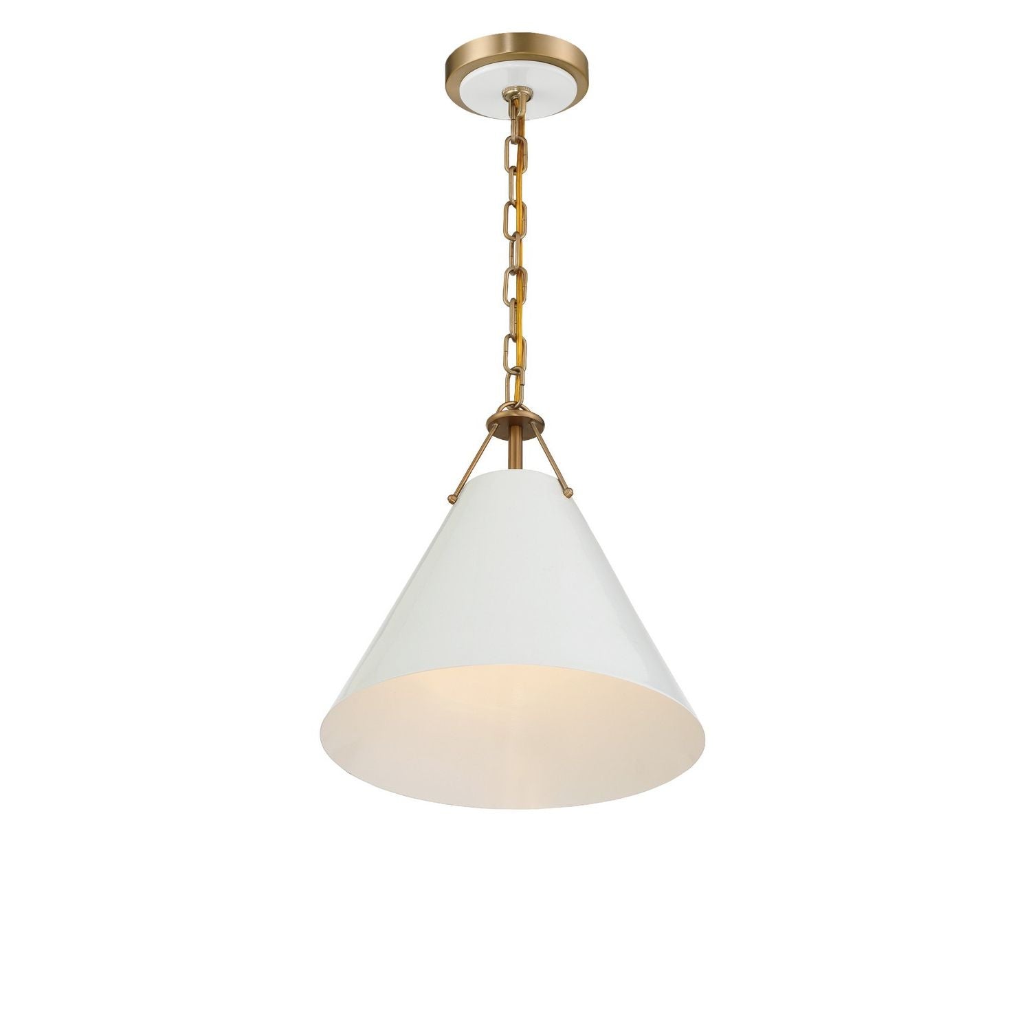 Crystorama - XAV-B8301-VG - One Light Pendant - Xavier - Vibrant Gold