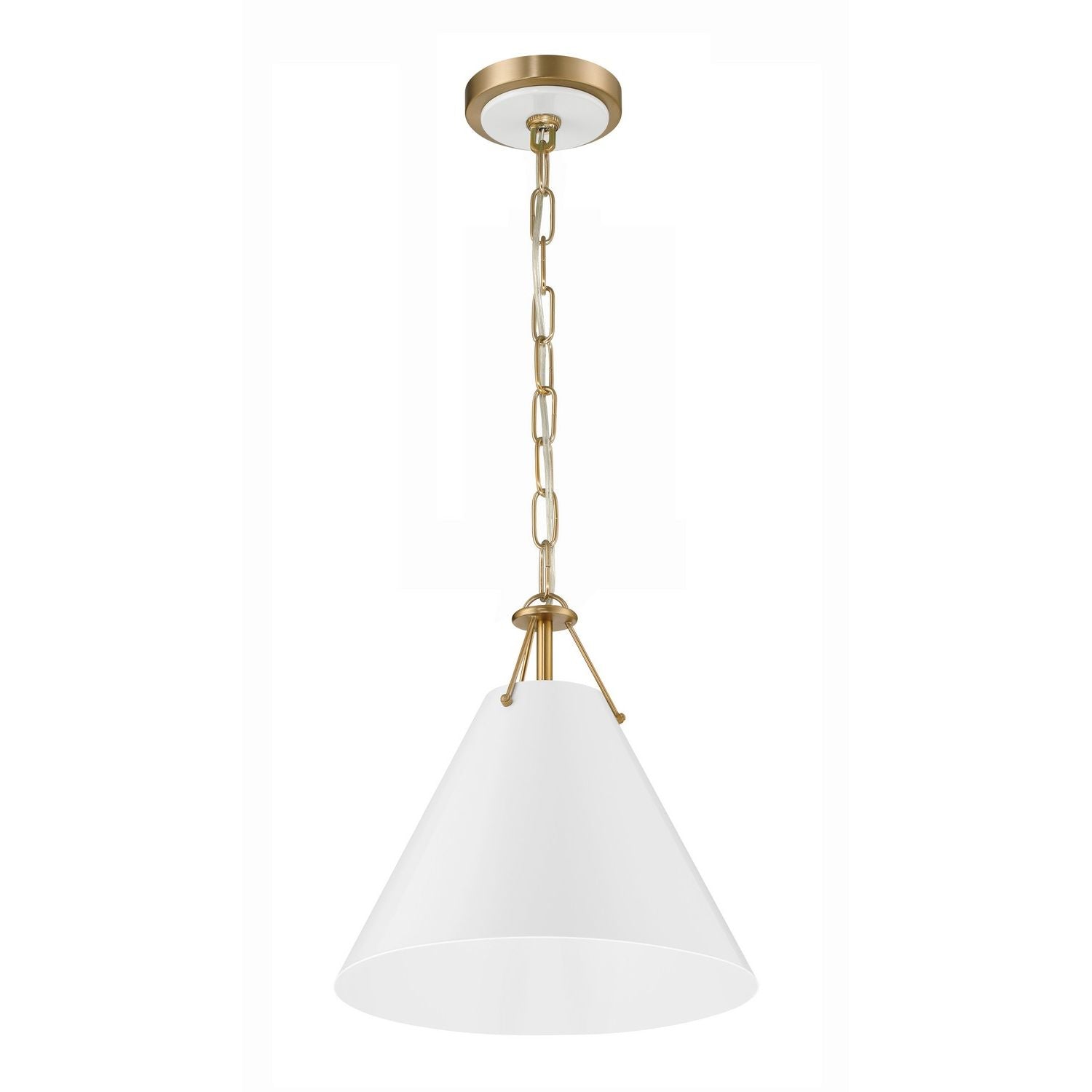 Crystorama - XAV-B8301-VG - One Light Pendant - Xavier - Vibrant Gold