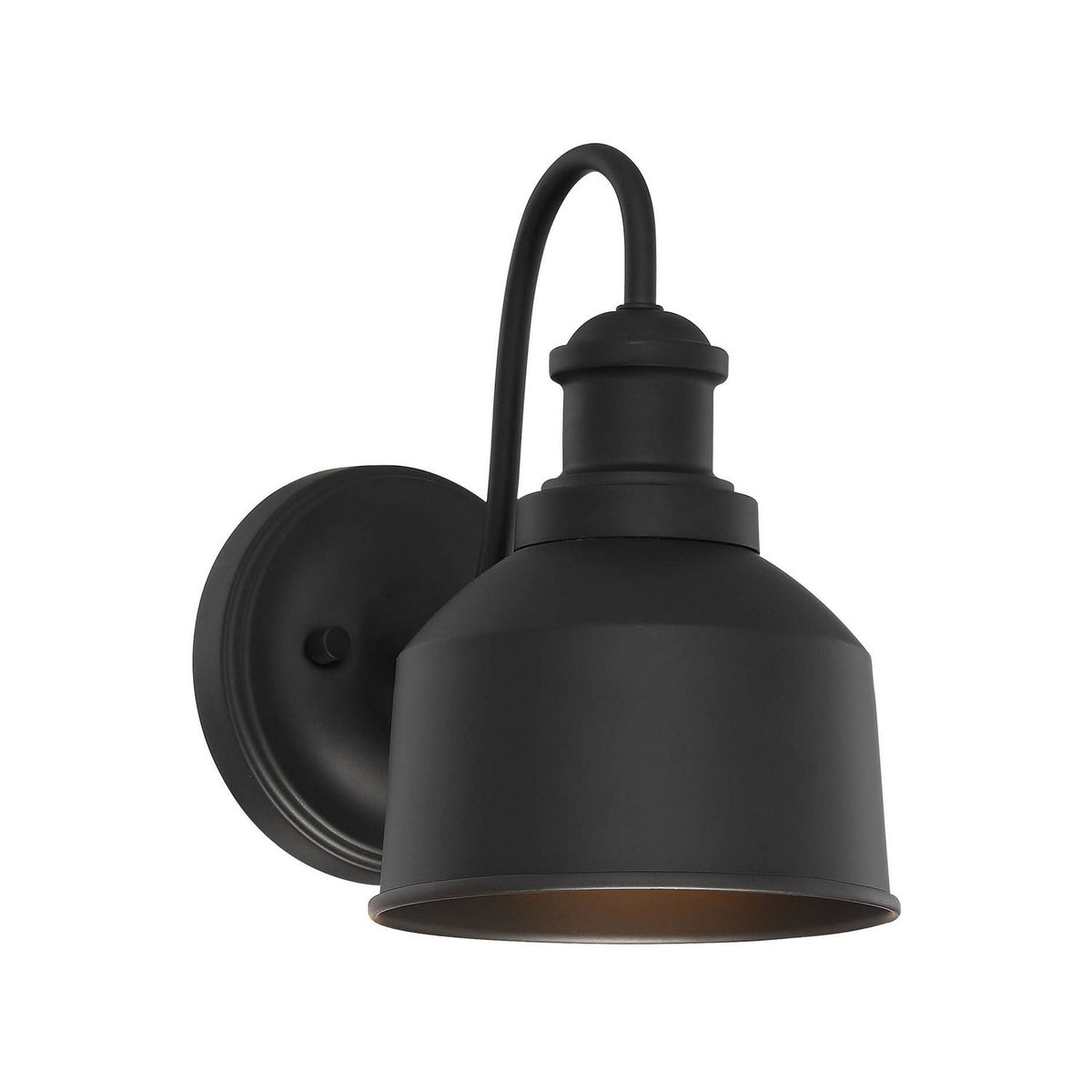 Meridian M50046BK Une lumière extérieure Murale en noir mat