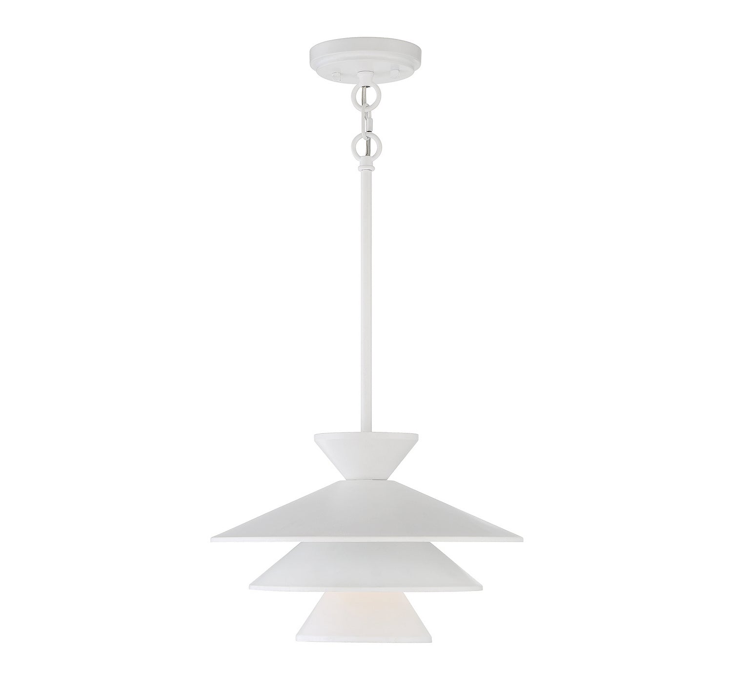 Meridian M70096WH One Light Pendant in White