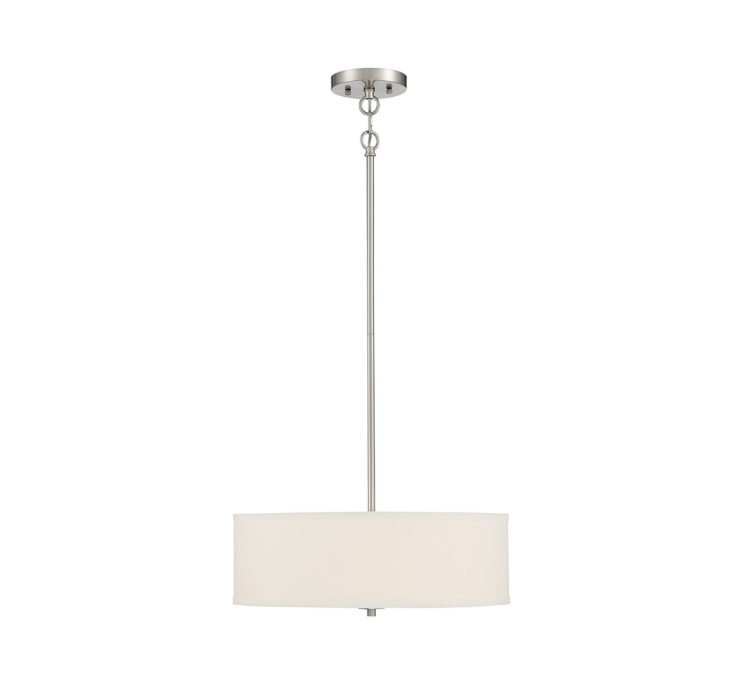 Meridian M70109BN Three Light Pendant in Brushed Nickel